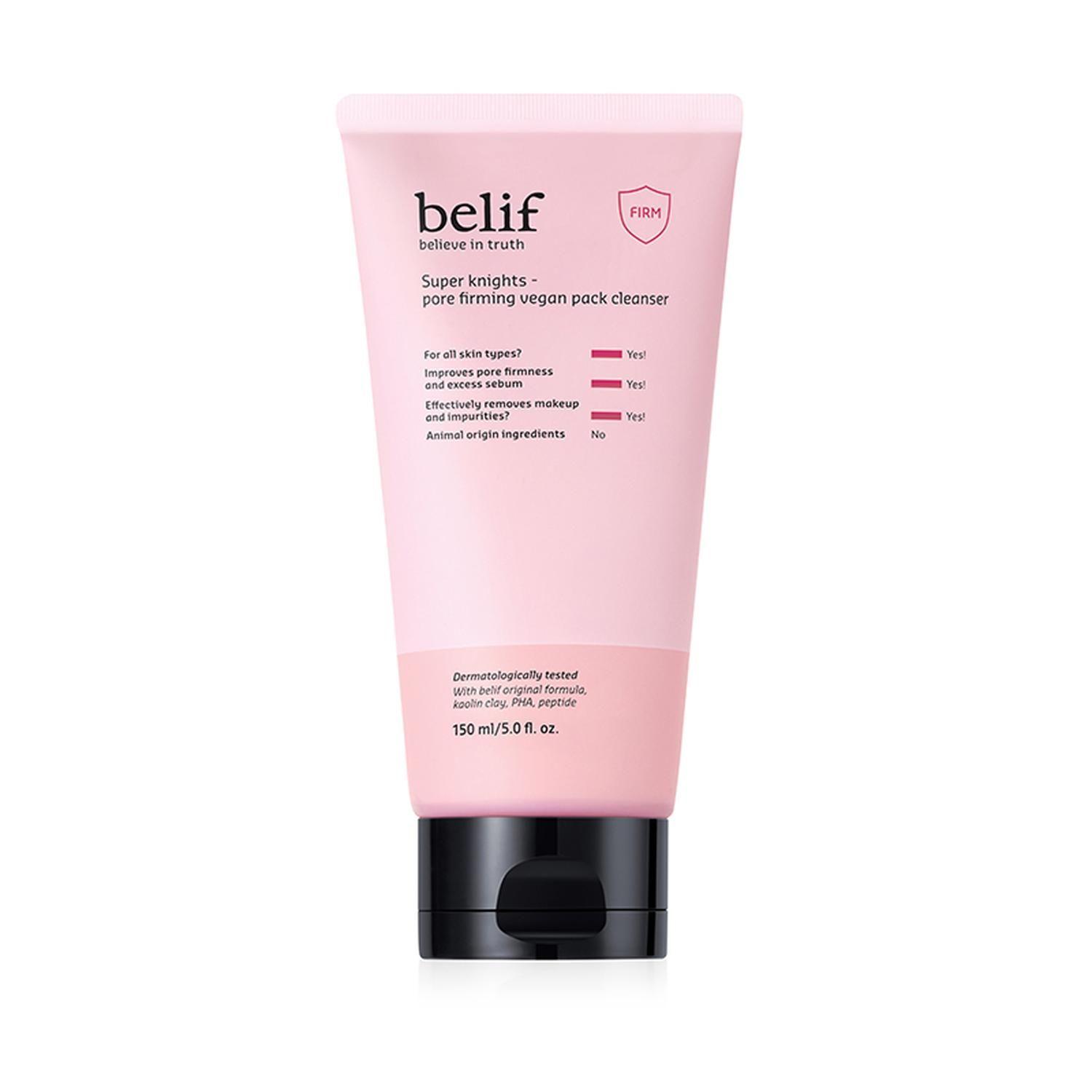 Limpiador Facial Vegano Belif Refinador de Poros 150ML Super Knights-5