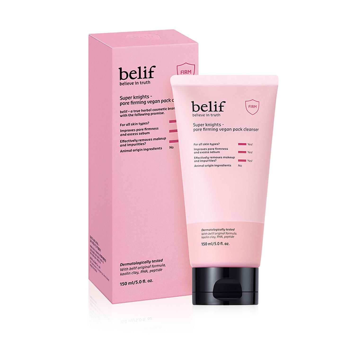 Limpiador Facial Vegano Belif Refinador de Poros 150ML Super Knights-6