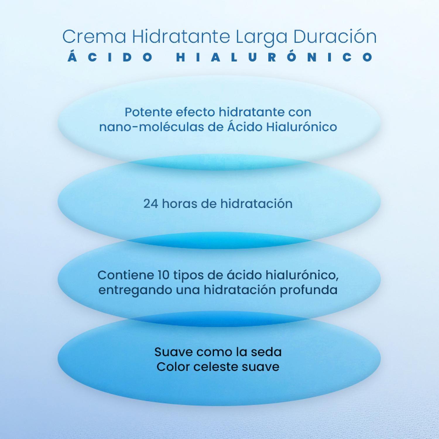 Crema Hidratante Antiedad AMPLEN Ácido Hialurónico 60ml-2