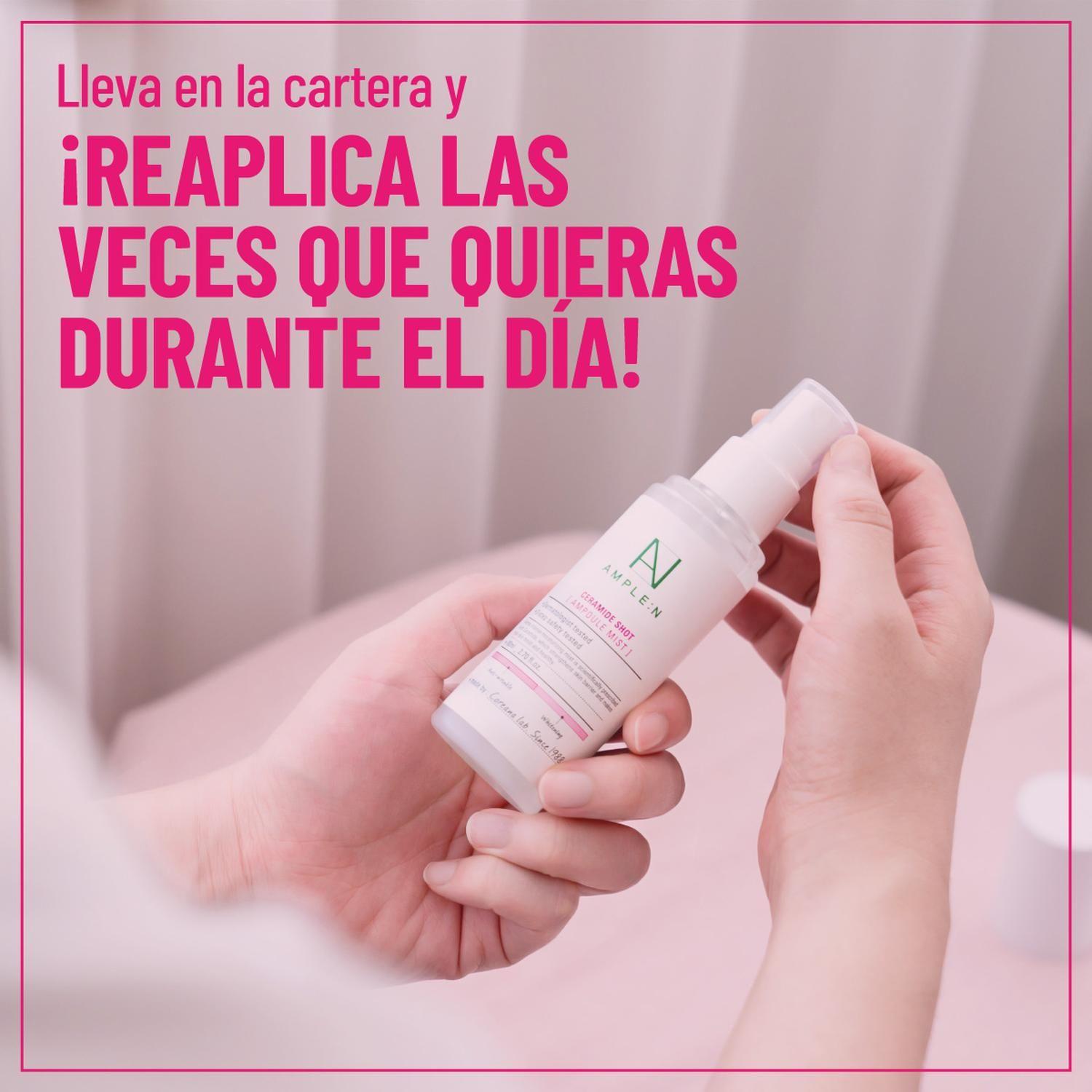 Pack Mist Ceramidas AMPLEN 80ml + Masajeador Facial de Jade-4