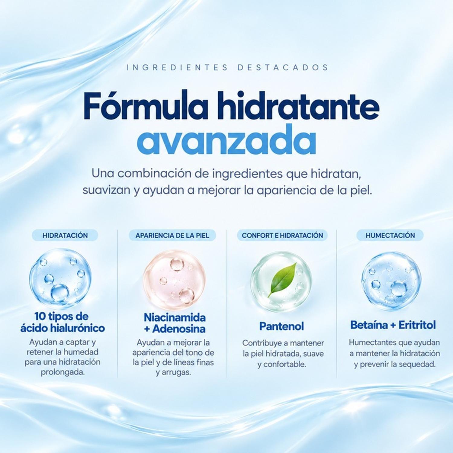 Crema Facial Hidratante de Ácido Hialurónico AMPLEN 30ml-4