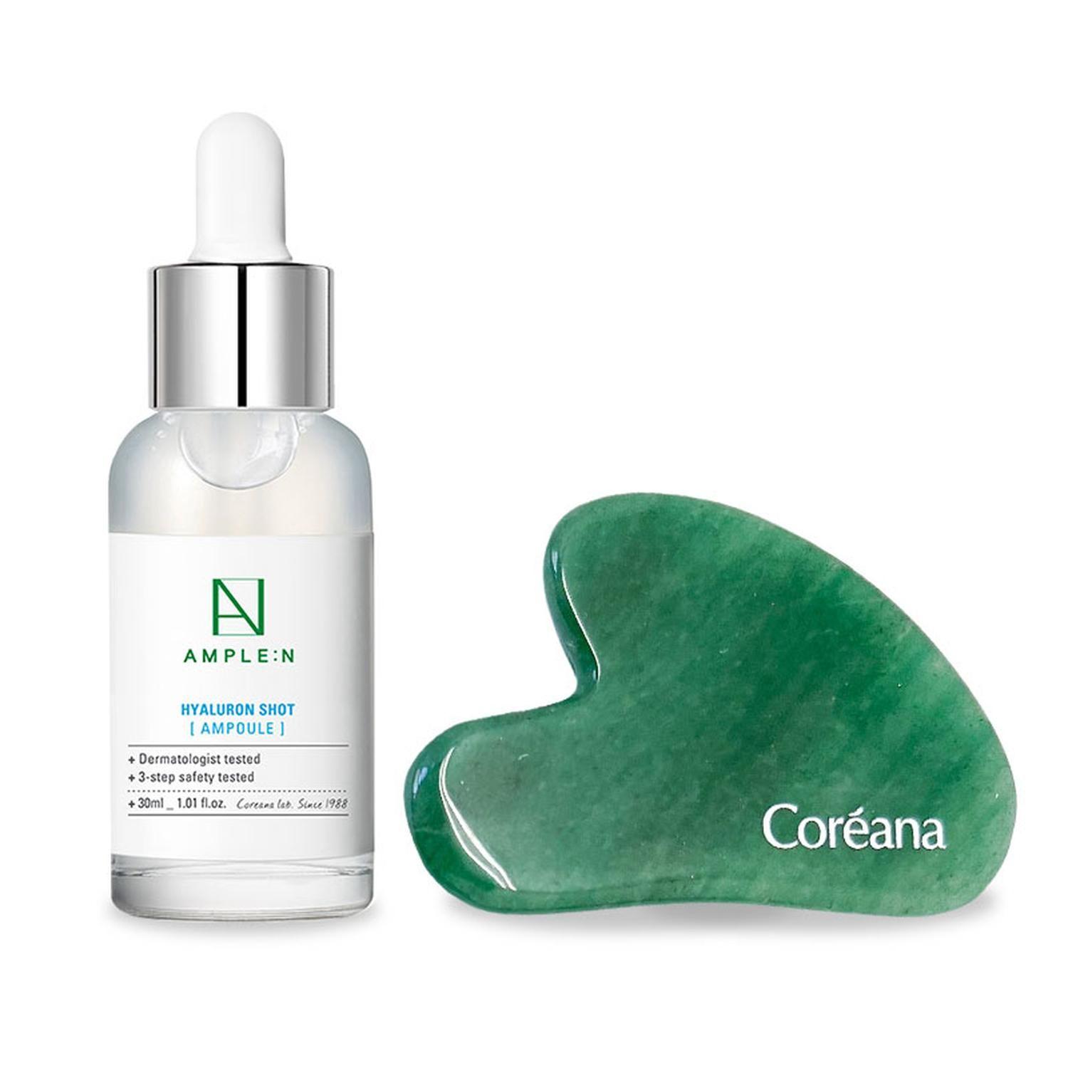 Pack Sérum Ácido Hialurónico AMPLEN 30ml + Masajeador Guasha-0