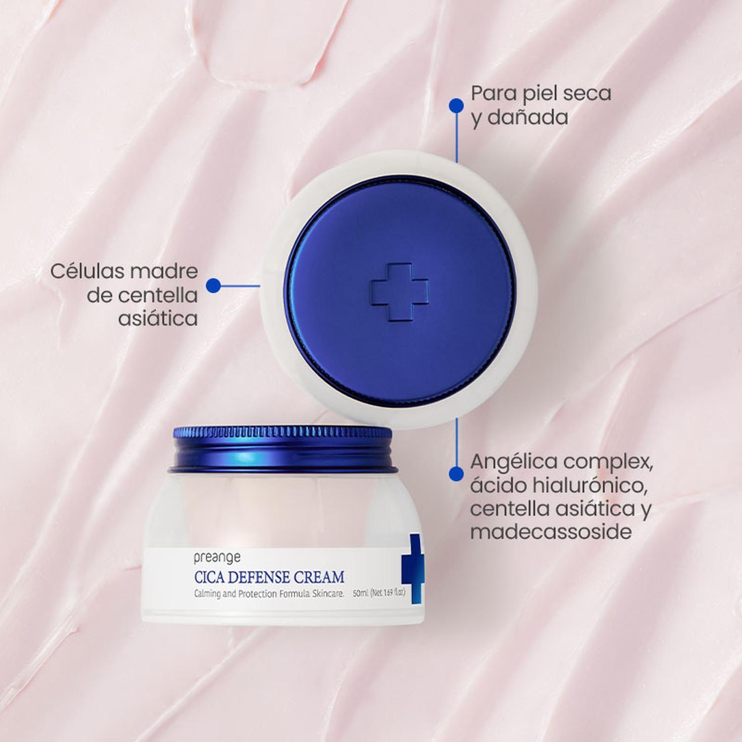 Crema Facial Hidratante Reparadora PREANGE Doble Cica 50ml-2