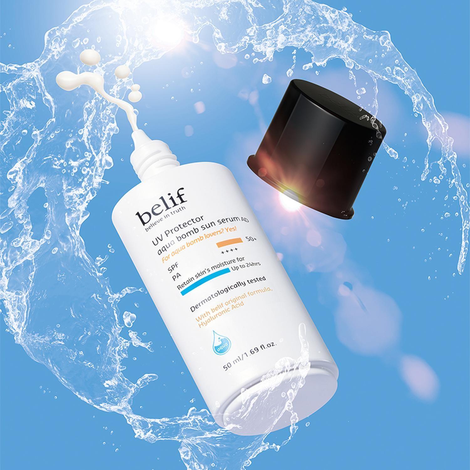 Protector Solar en Sérum Belif Aqua Bomb SPF50+ PA++++ 50ML-4