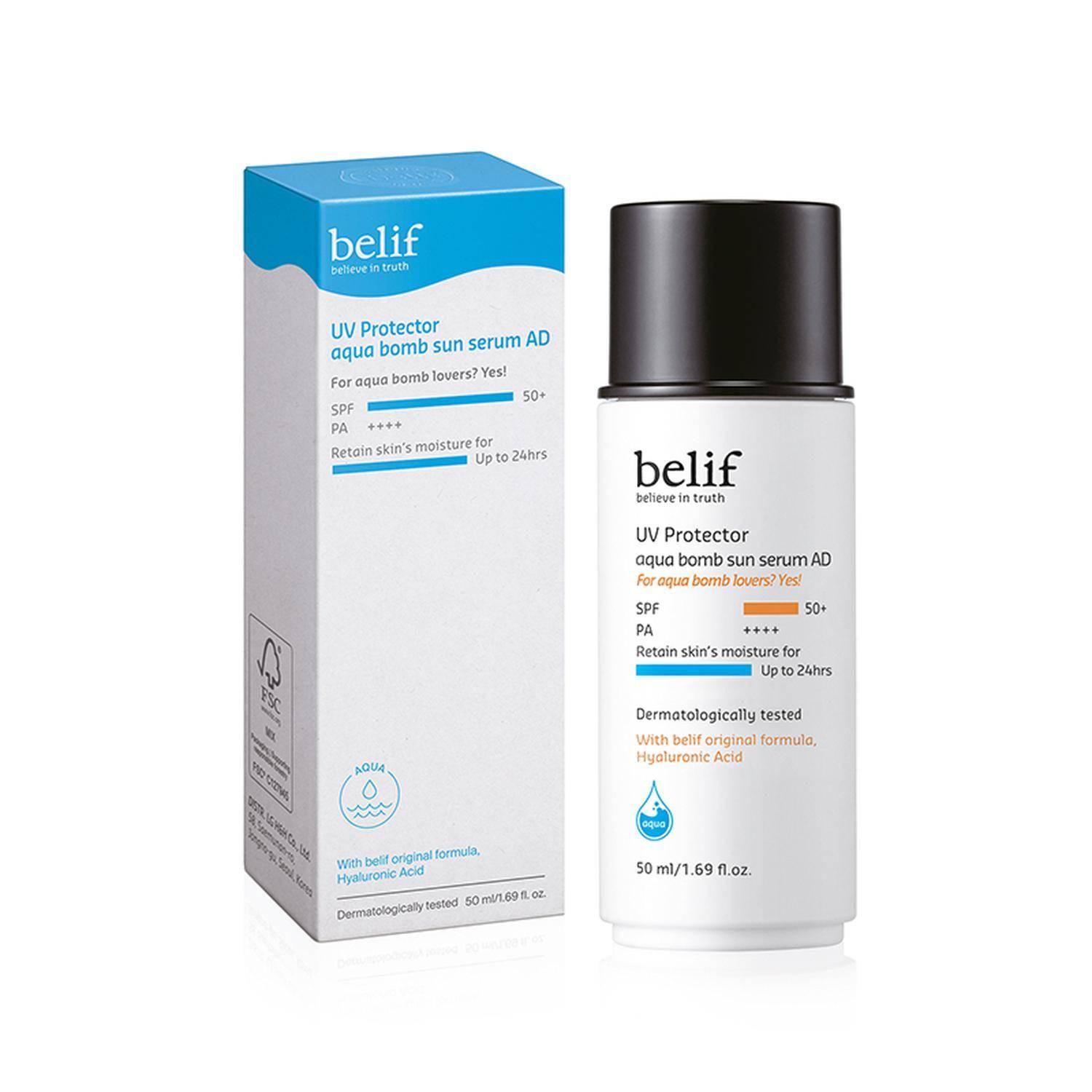 Protector Solar en Sérum Belif Aqua Bomb SPF50+ PA++++ 50ML-6