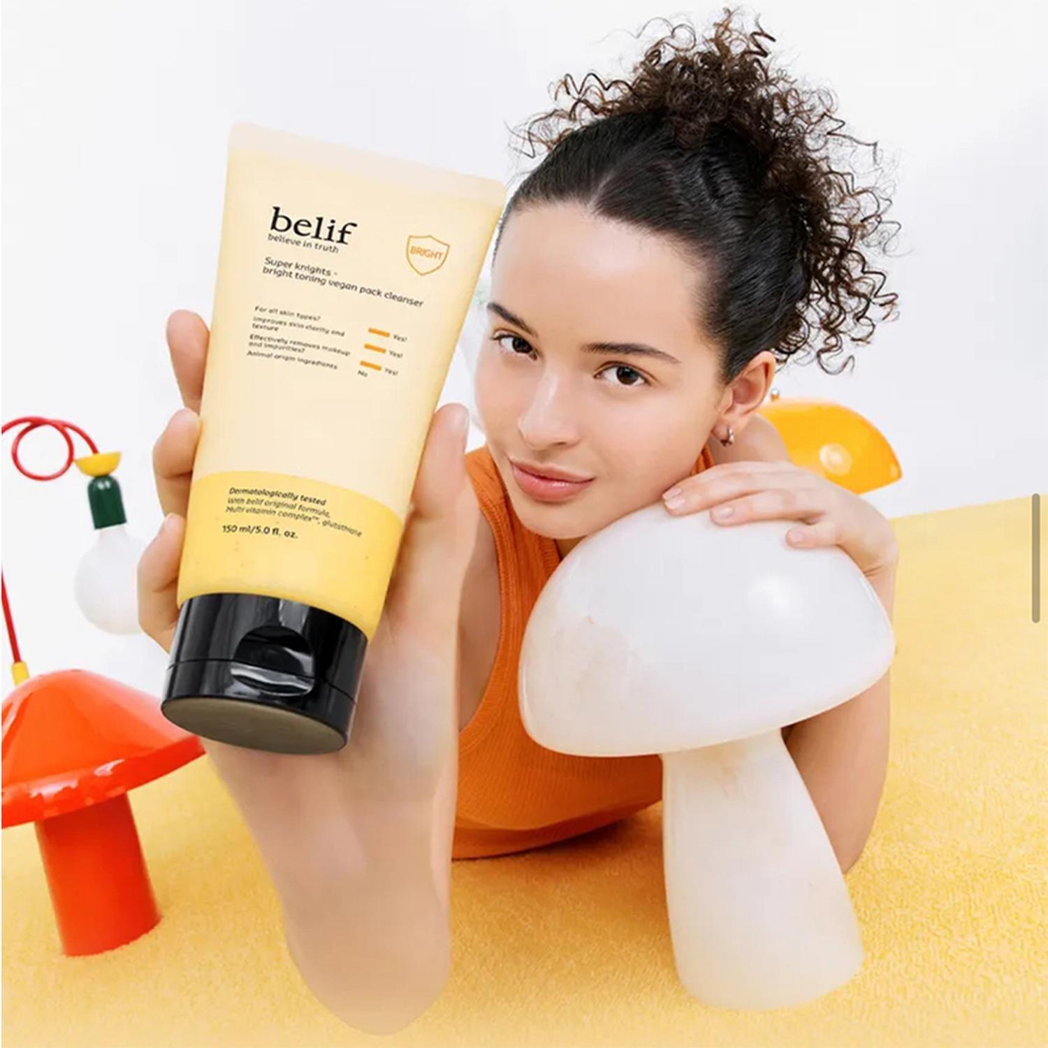 Limpiador Facial Vegano Belif Super Knights Iluminador 150ML-2