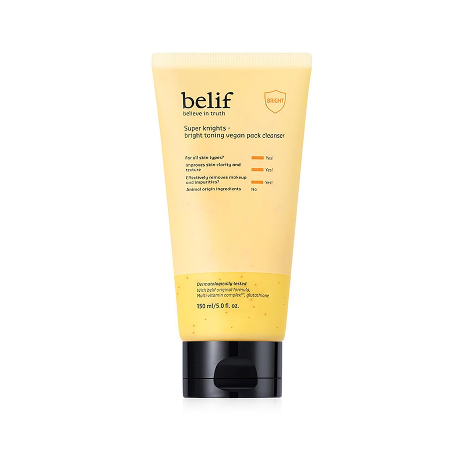 Limpiador Facial Vegano Belif Super Knights Iluminador 150ML-4