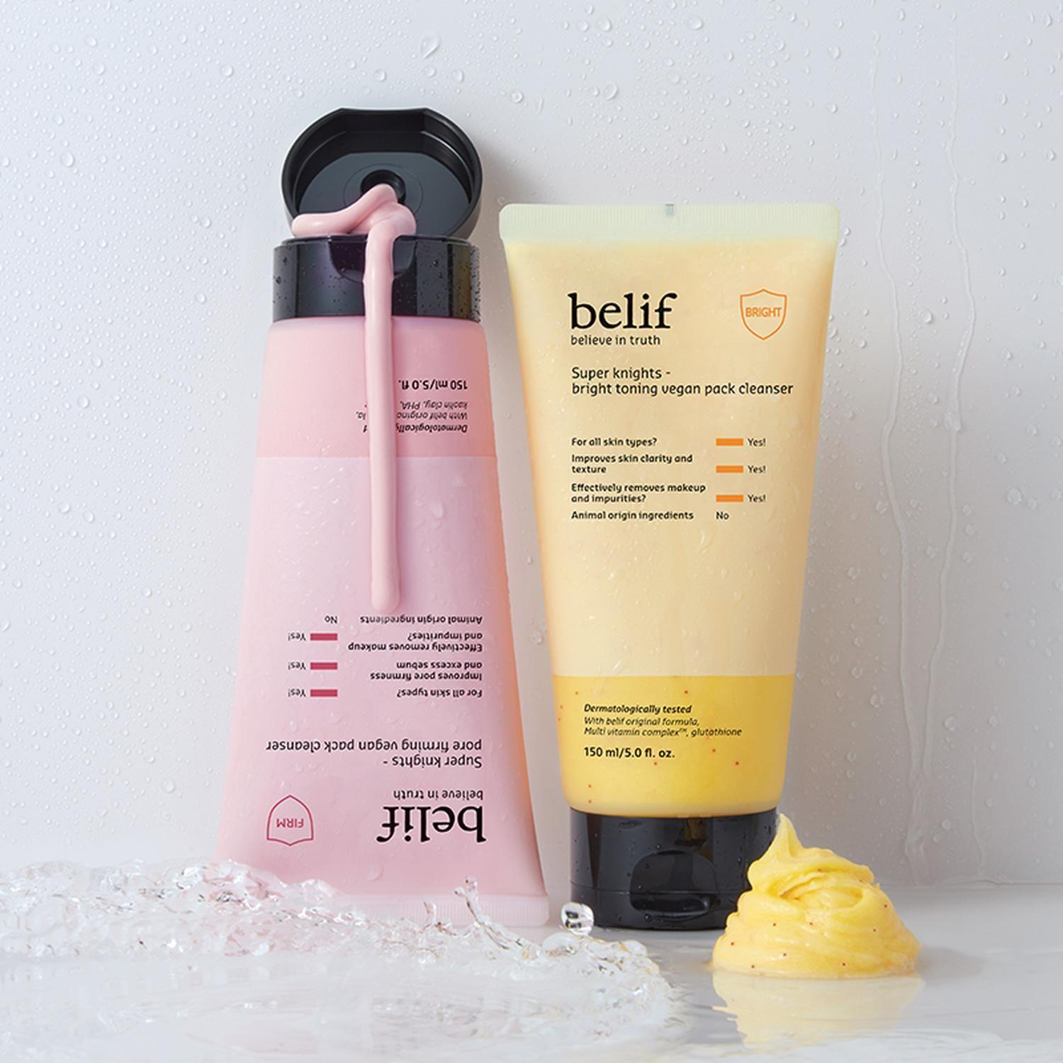Limpiador Facial Vegano Belif Super Knights Iluminador 150ML-5