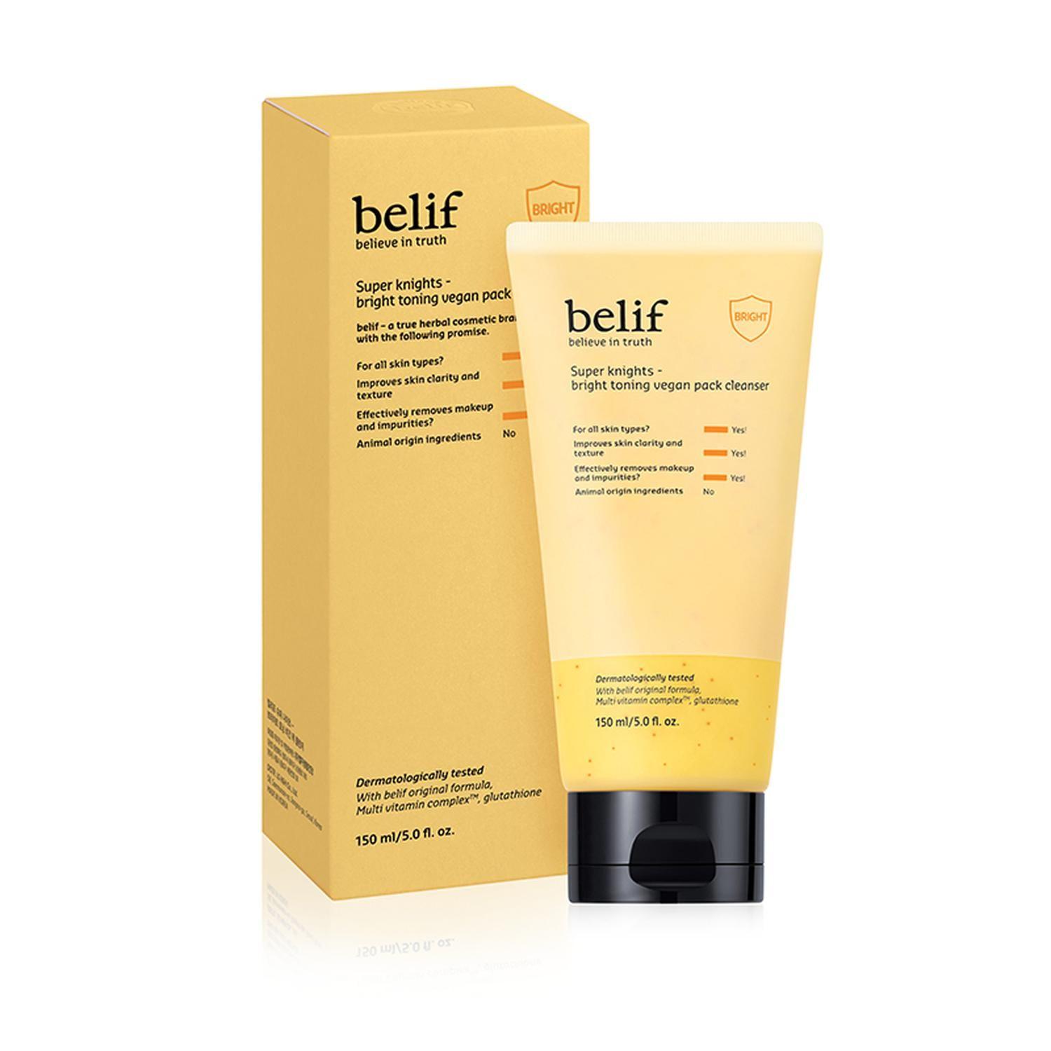 Limpiador Facial Vegano Belif Super Knights Iluminador 150ML-7