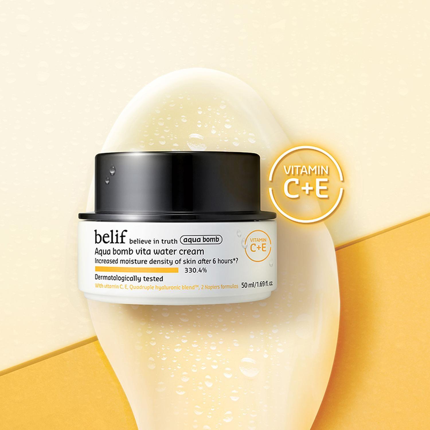 Crema Facial Iluminadora Belif Aqua Bomb 50 ML Vitamina C-2