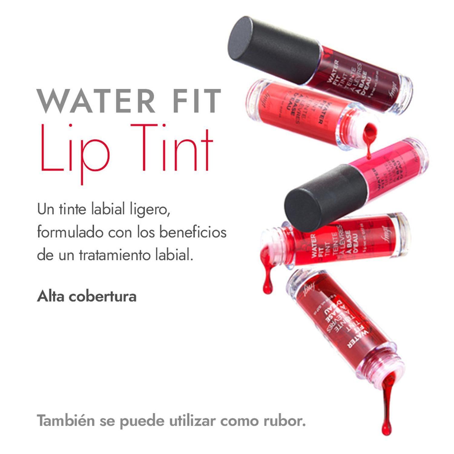 Tinte Labial Hidratante FMGT Water Fit Tint Larga Duración Guinda-2