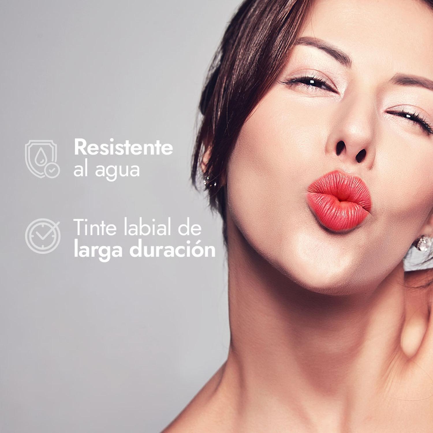 Tinte Labial Hidratante FMGT Water Fit Tint Larga Duración Guinda-3