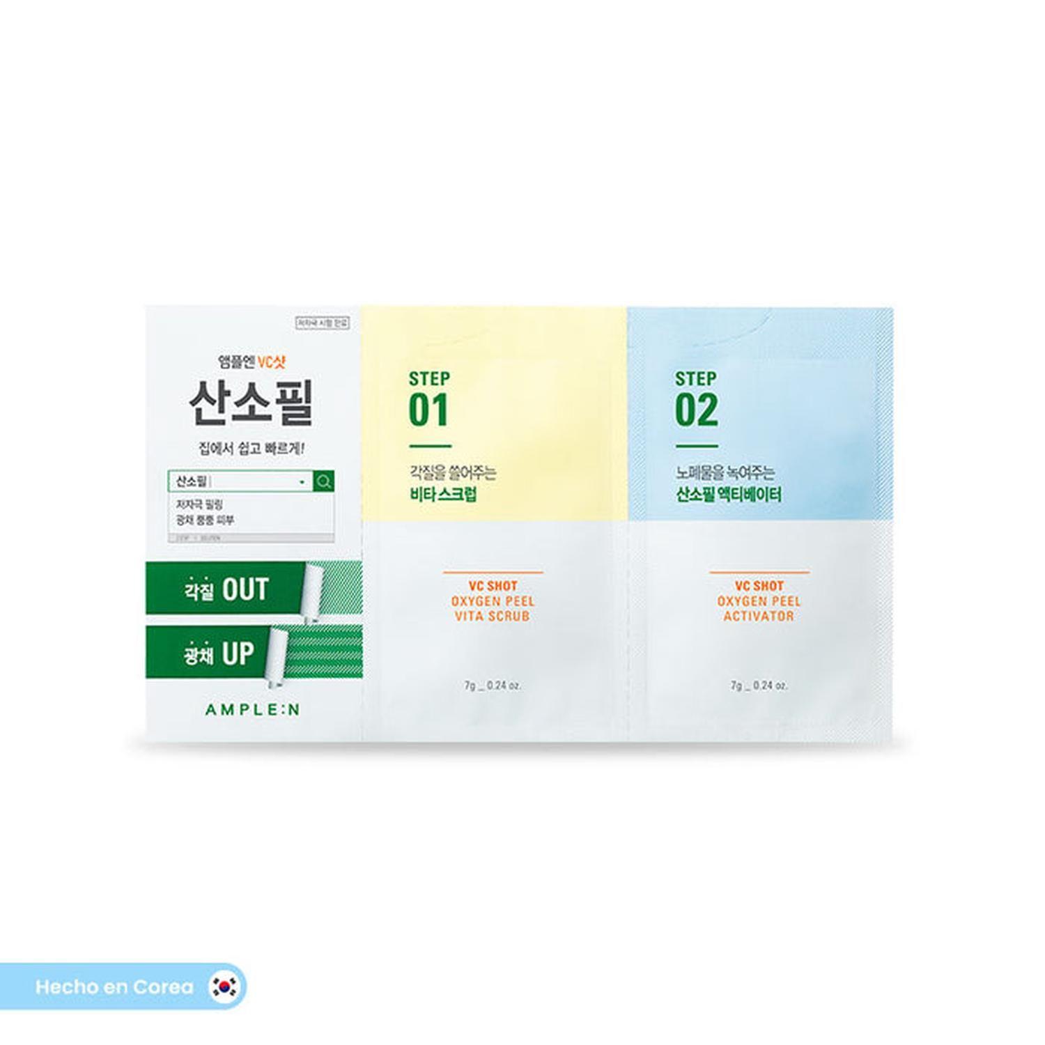 Pack Adiós Manchas AMPLEN Sérum Vit C + Mascarilla Oxígeno-1