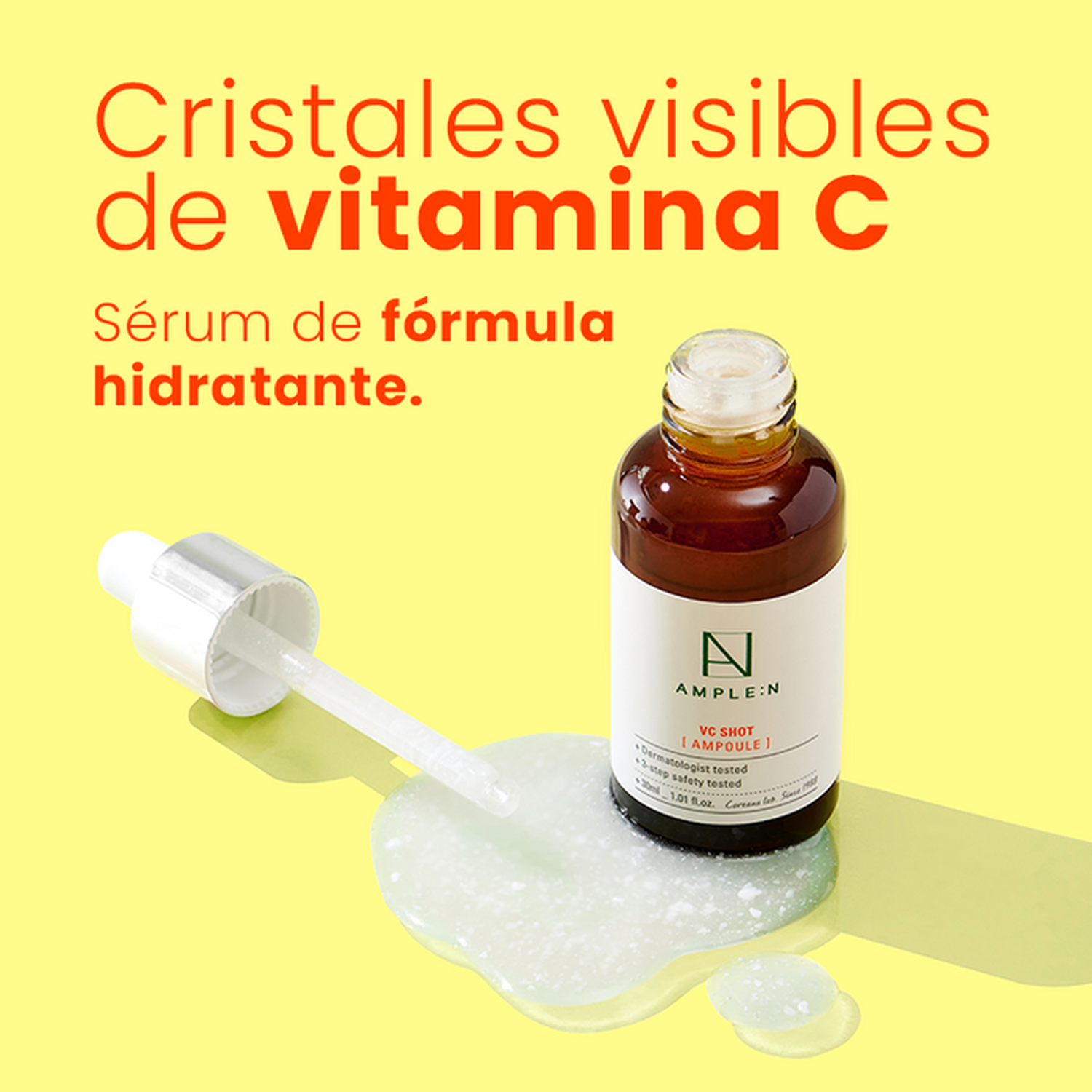 Pack Adiós Manchas AMPLEN Sérum Vit C + Mascarilla Oxígeno-9