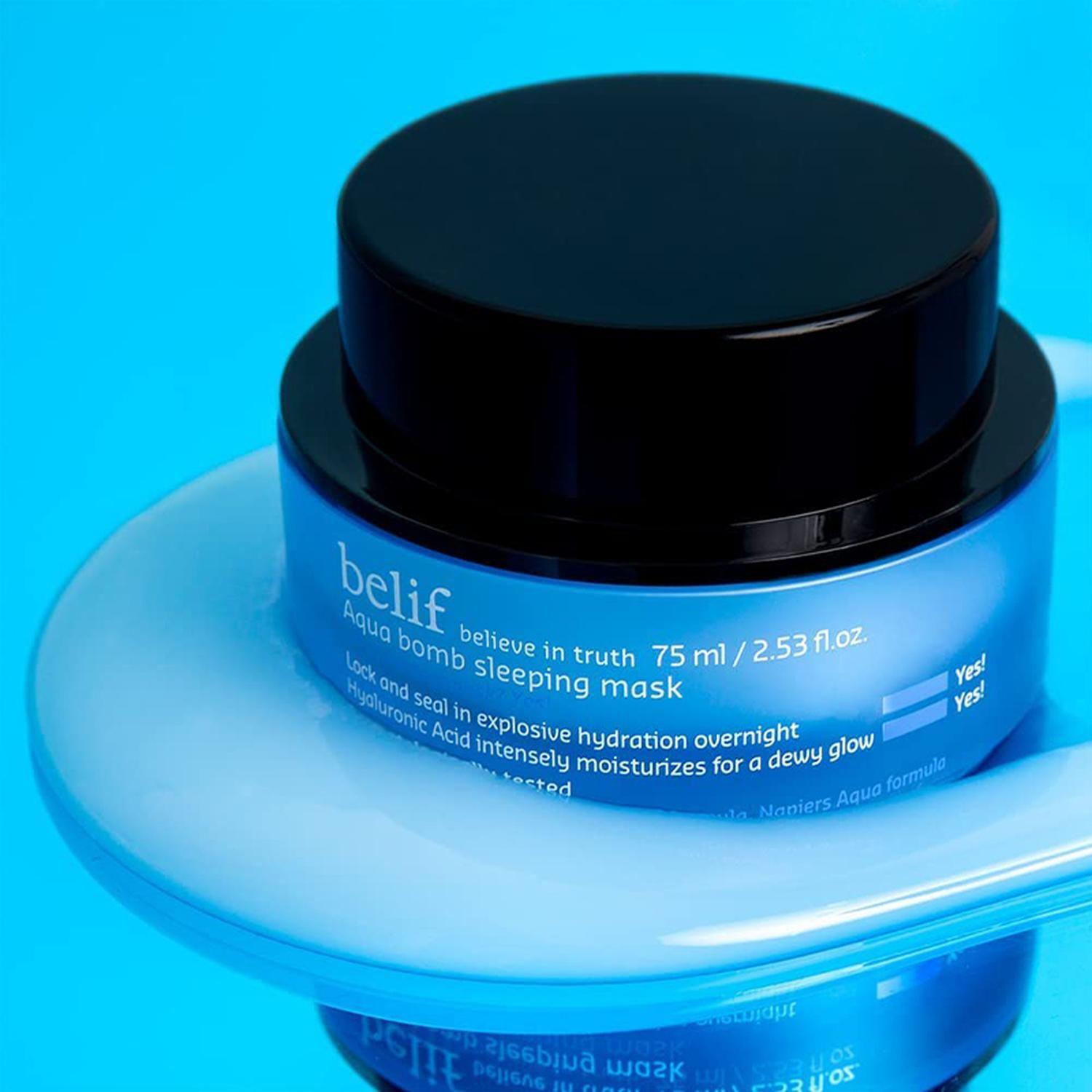 Mascarilla Facial Hidratante Nocturna Belif Aqua Bomb 75 ML-2