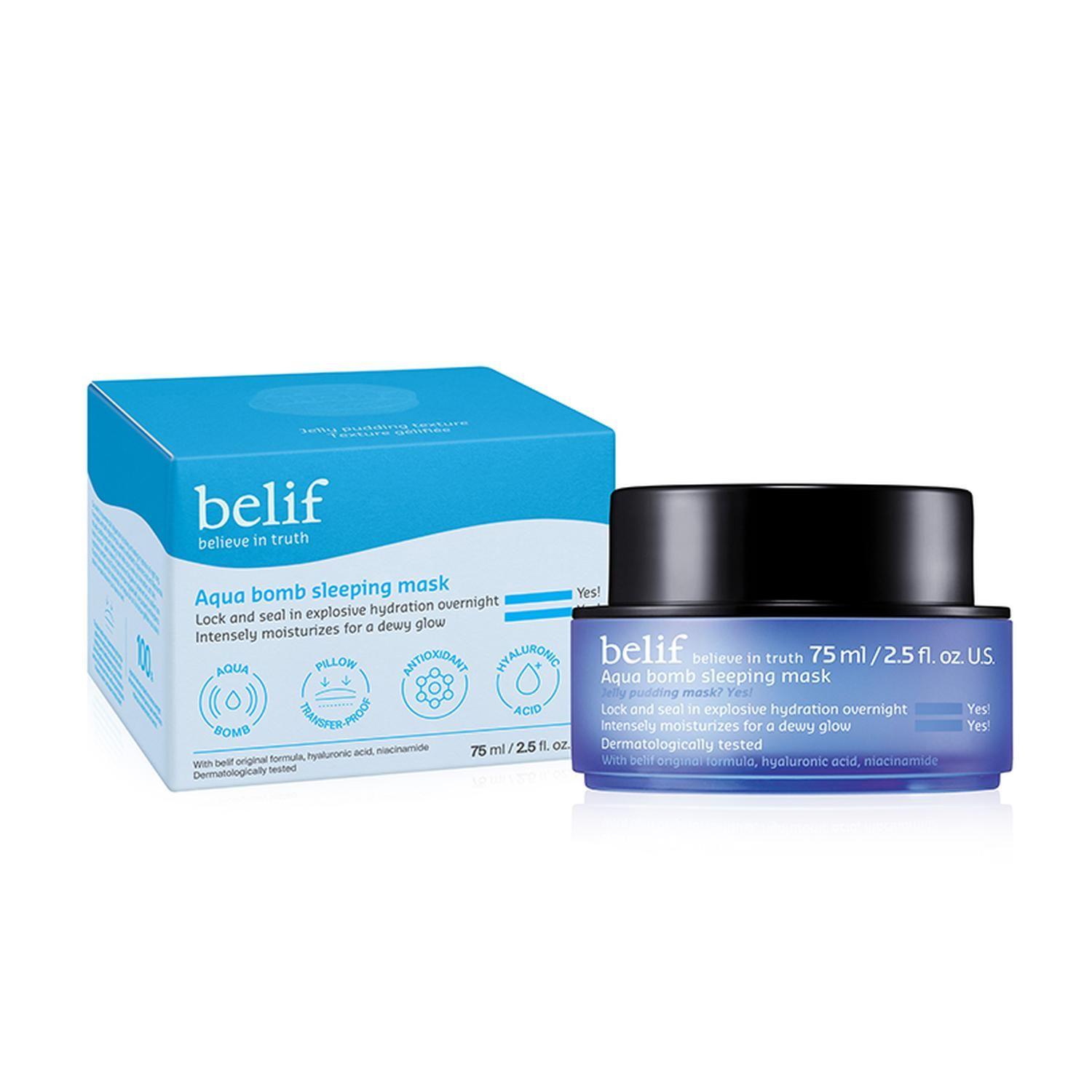 Mascarilla Facial Hidratante Nocturna Belif Aqua Bomb 75 ML-5