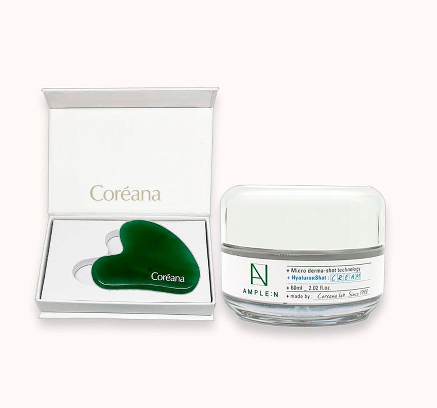 Pack Crema Ácido Hialurónico AMPLEN 60ml + Masajeador Guasha-1