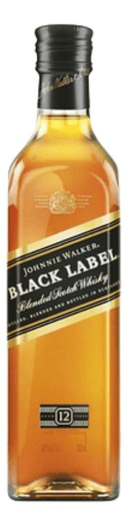 WHISKY JOHNNIE WALKER BLACK LABEL PETACA 200 ML-0