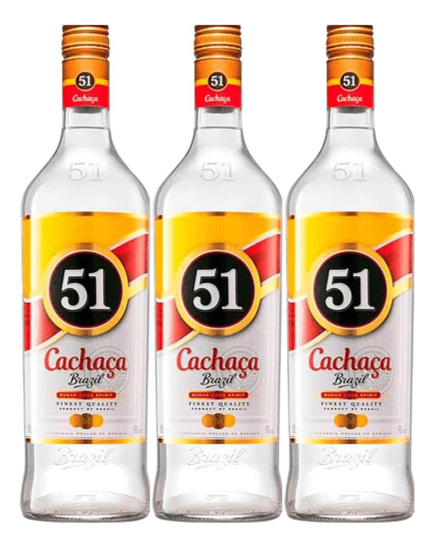 AGUARDIENTE CACHAZA 51 1 LT PACK 3-0