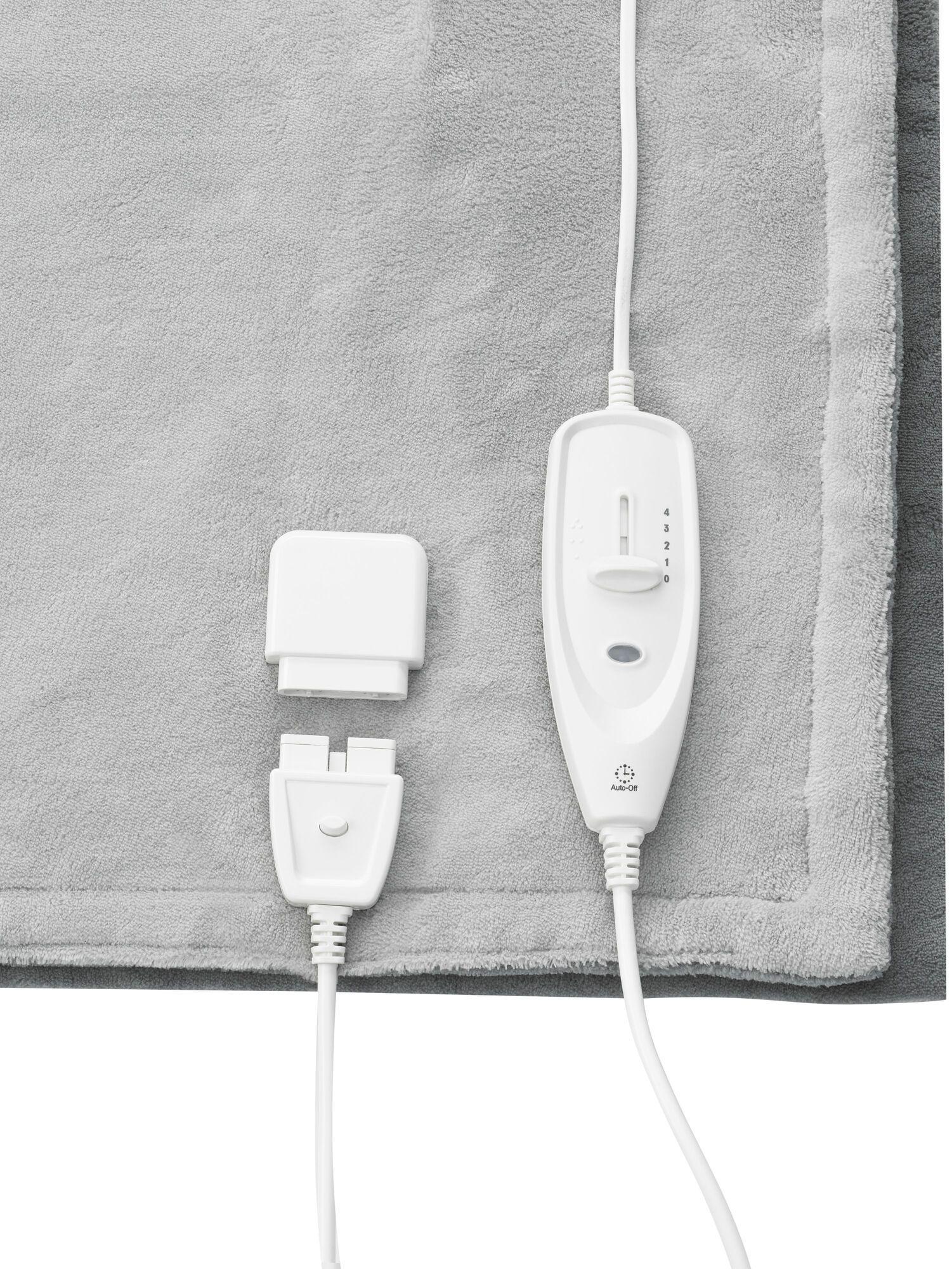 Manta eléctrica tejido Oeko-tex 180x130cms Gris Medisana-3