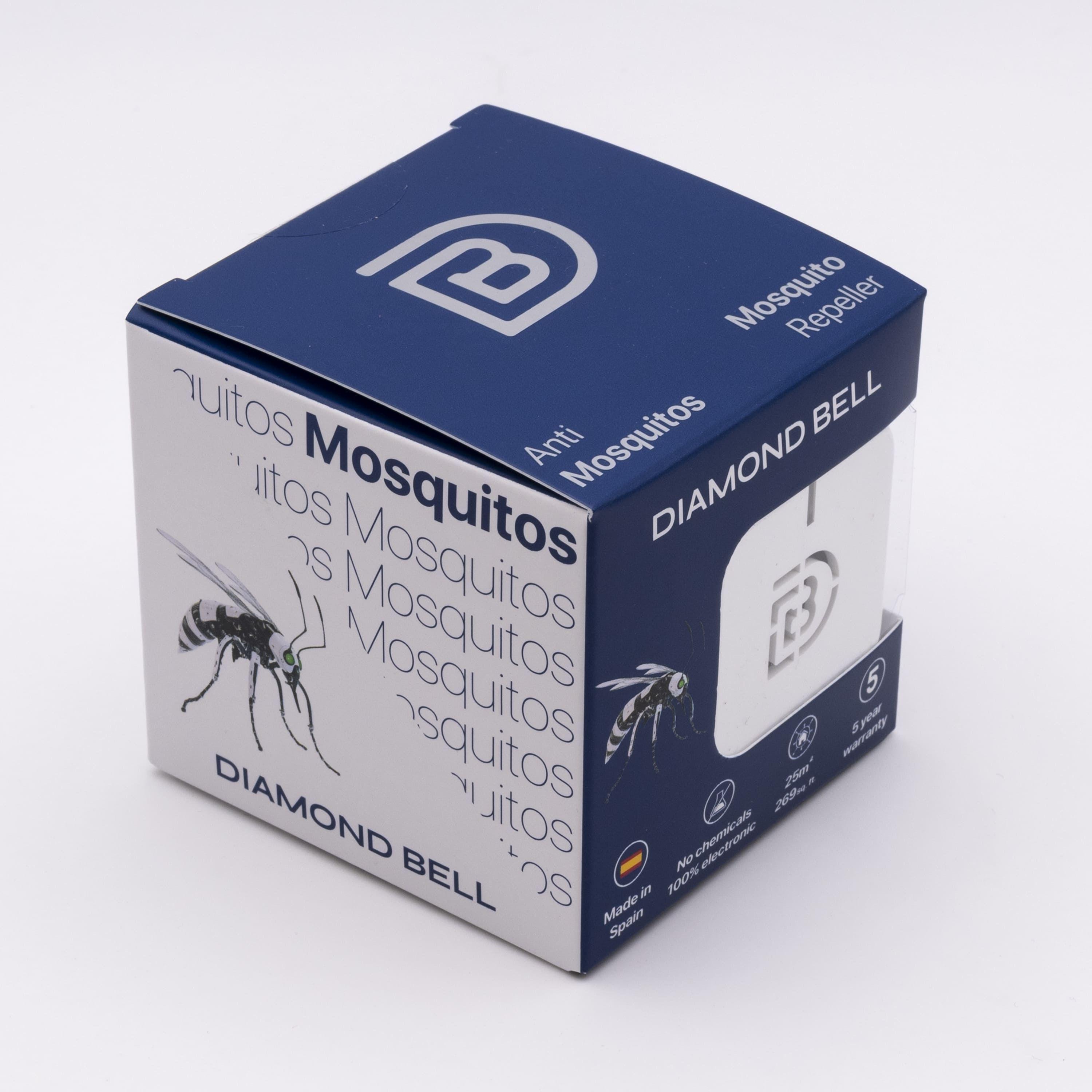 Repelente Anti Mosquitos Para Interiores Diamond Bell Db-02A Blanco 25m2-3