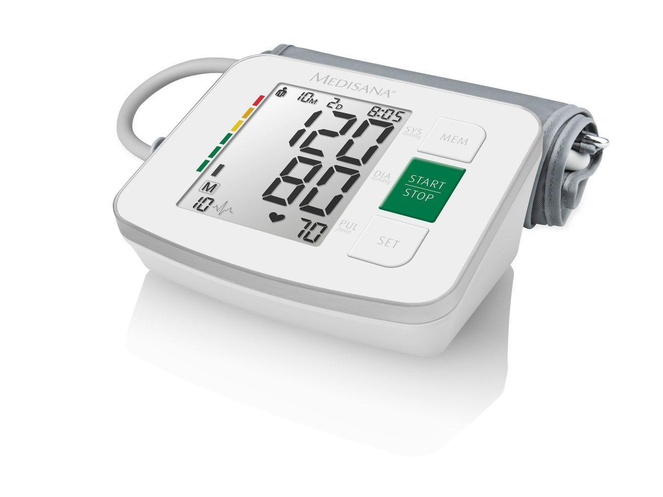 Tensiómetro de Brazo Monitor presion arterial Medisana Blanco BU 512-2