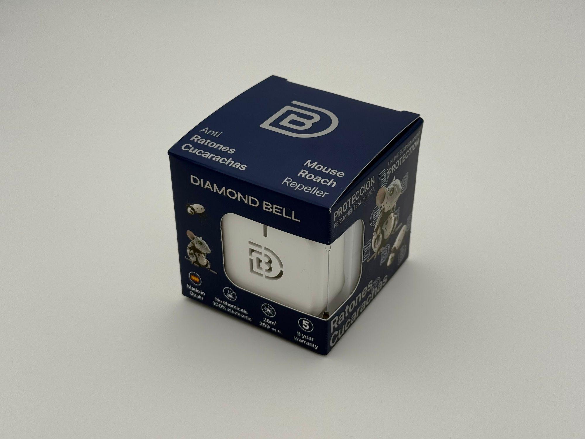 Repelente Anti Ratones Y Cucarachas Interior Diamond Bell Db-03A Blanco 25 m2-3