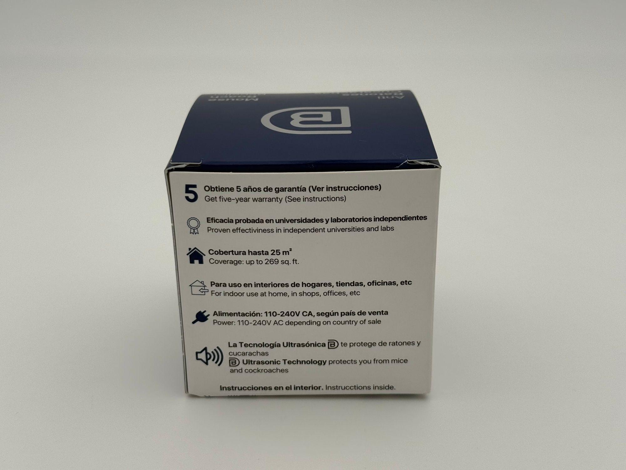 Repelente Anti Ratones Y Cucarachas Interior Diamond Bell Db-03A Blanco 25 m2-4