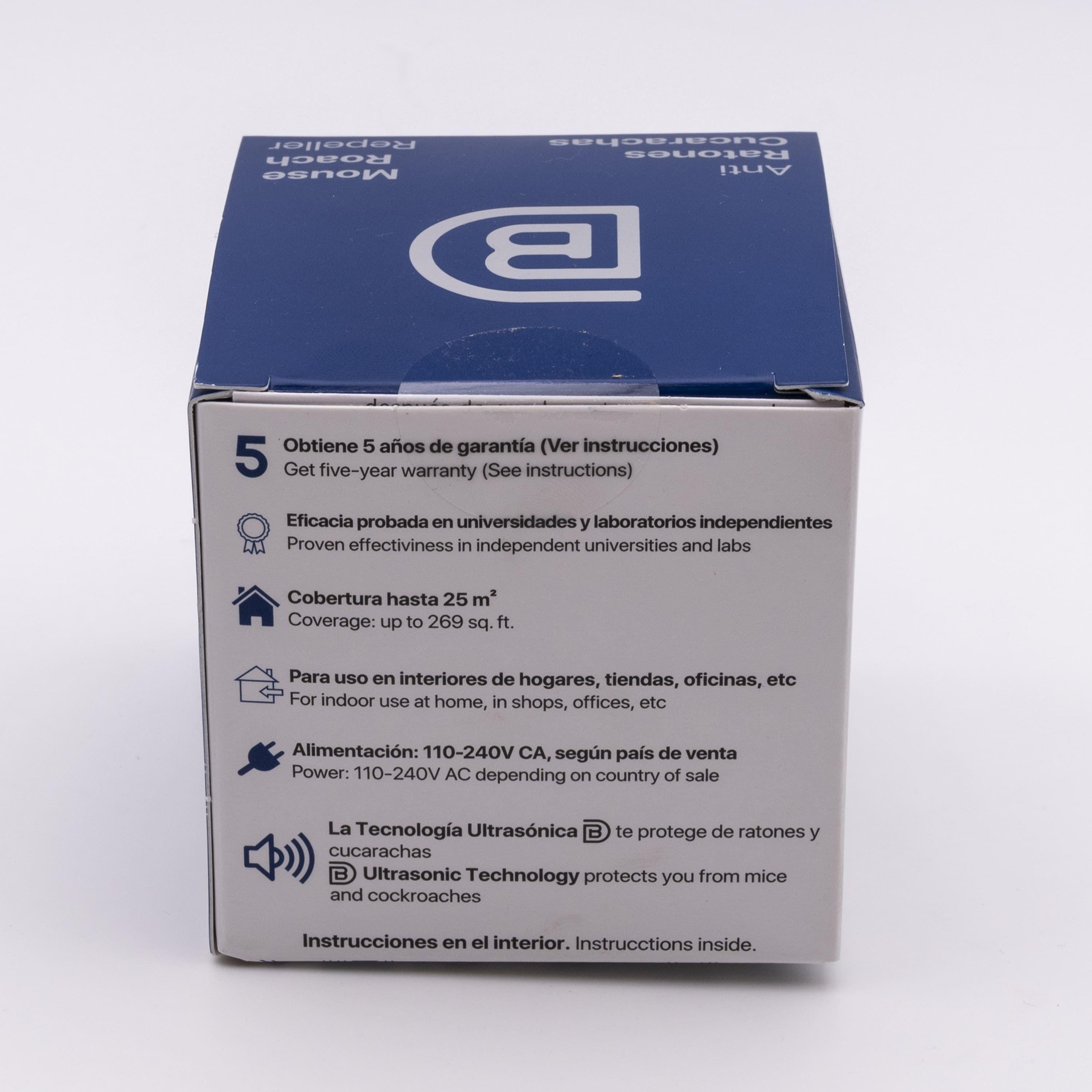 Repelente Anti Ratones Y Cucarachas Interior Diamond Bell Db-03A Blanco 25m2-4