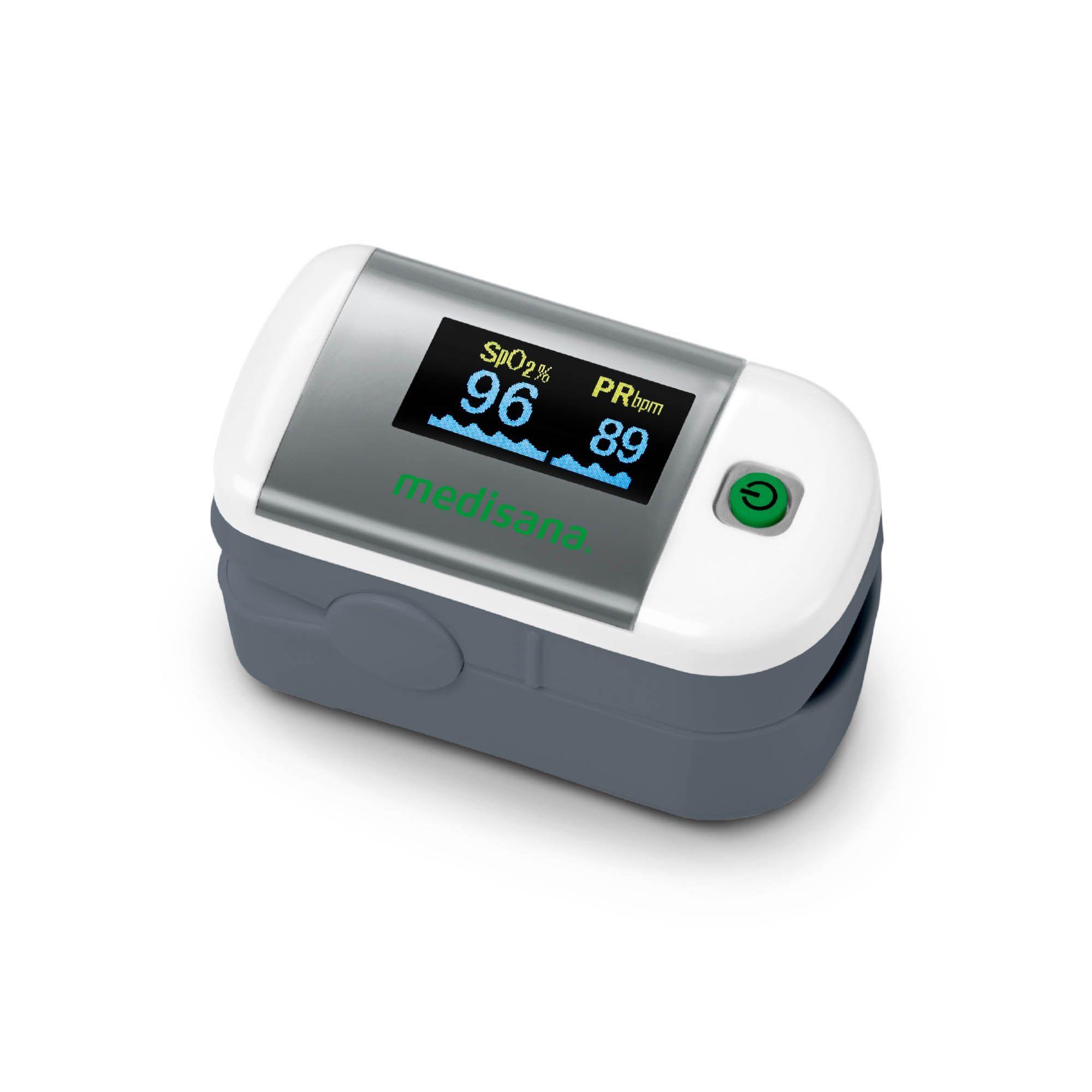 Pulsioxímetro Oximetro Medidor de Saturacion Digital Medisana Blanco-1