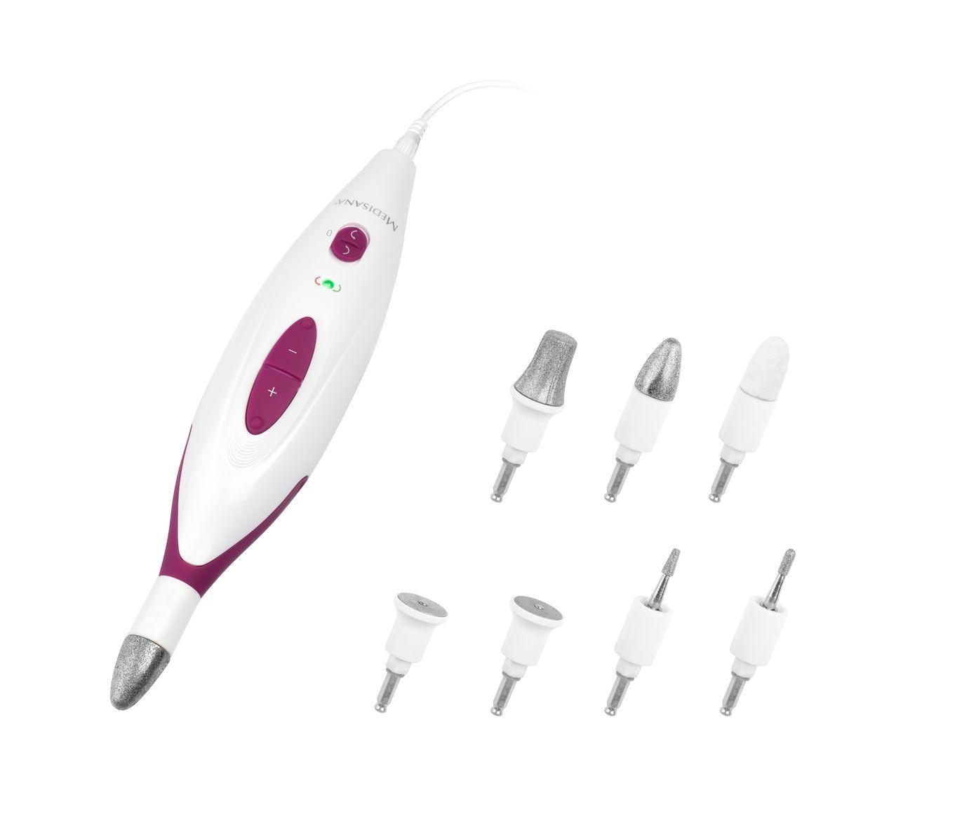 Aparato de manicura y pedicura electrico blanco medisana MP815-3