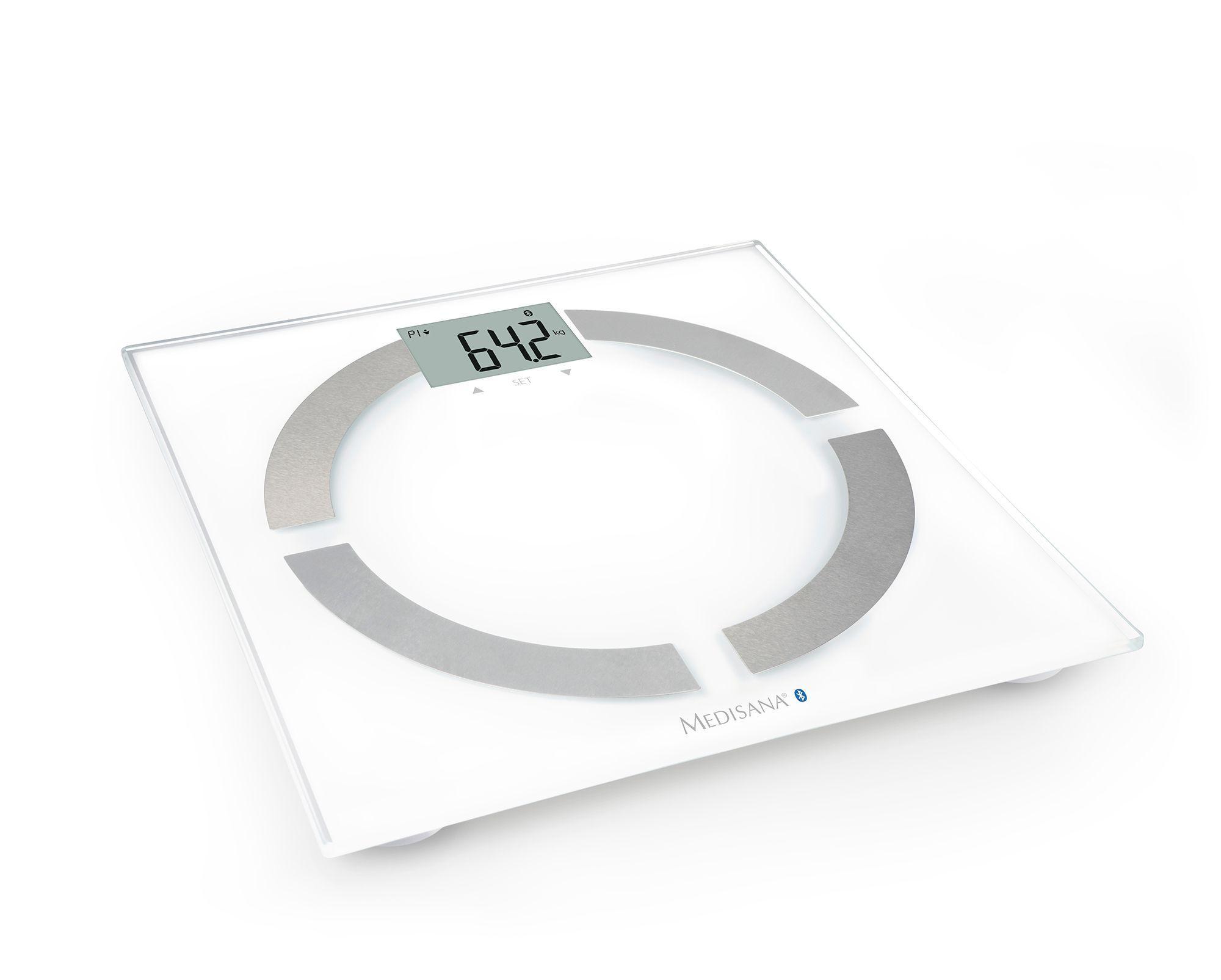 Báscula Pesa con análisis corporal y Bluetooth Connect Medisana Blanco-6