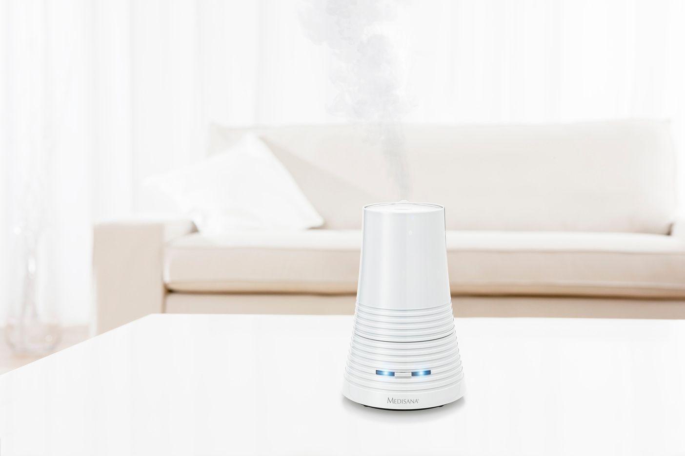 Humidificador de aire para tratamiento alergias Medisana Blanco AH662-2