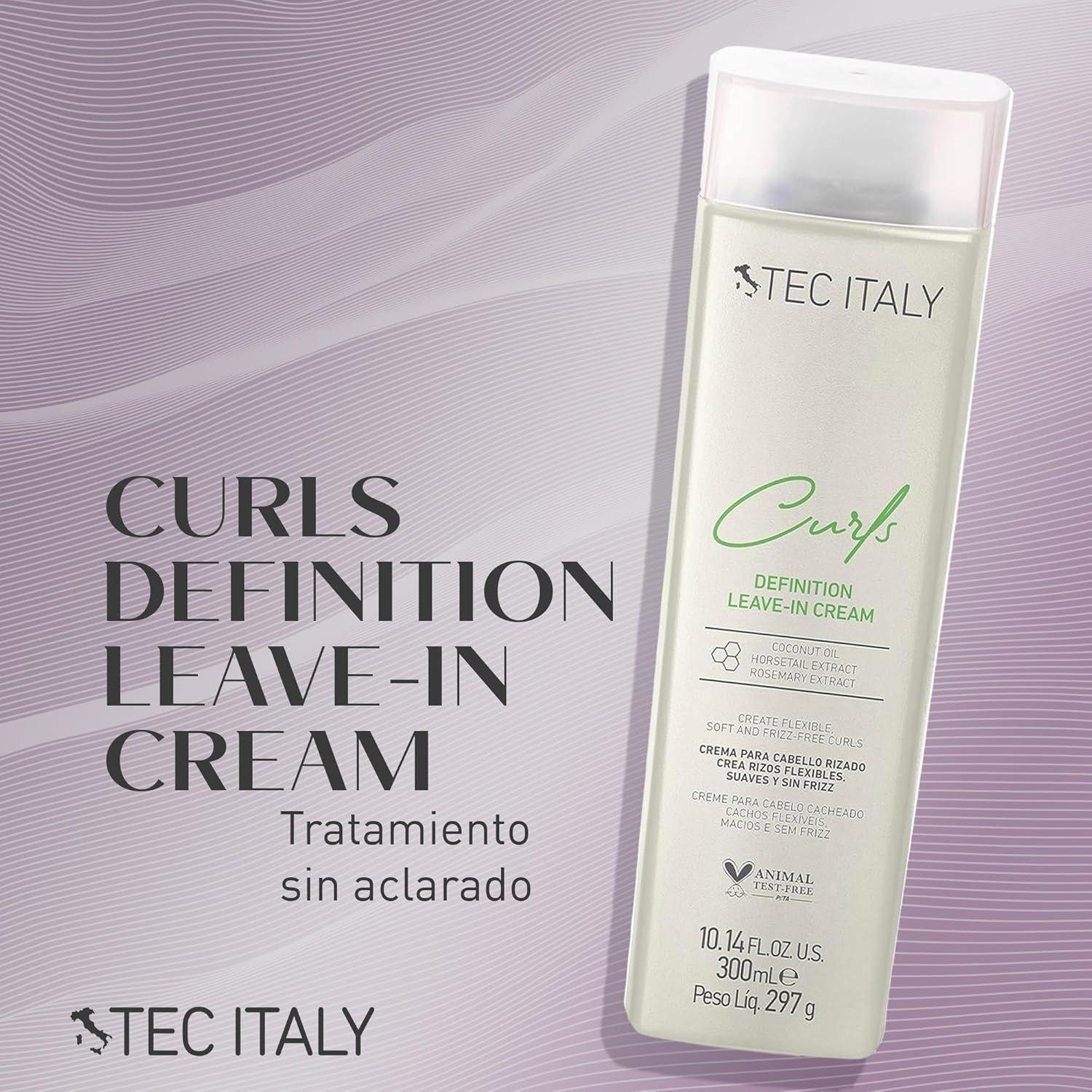 Crema Definicion De Rizos Leave In Cream Curls Tec Italy-1