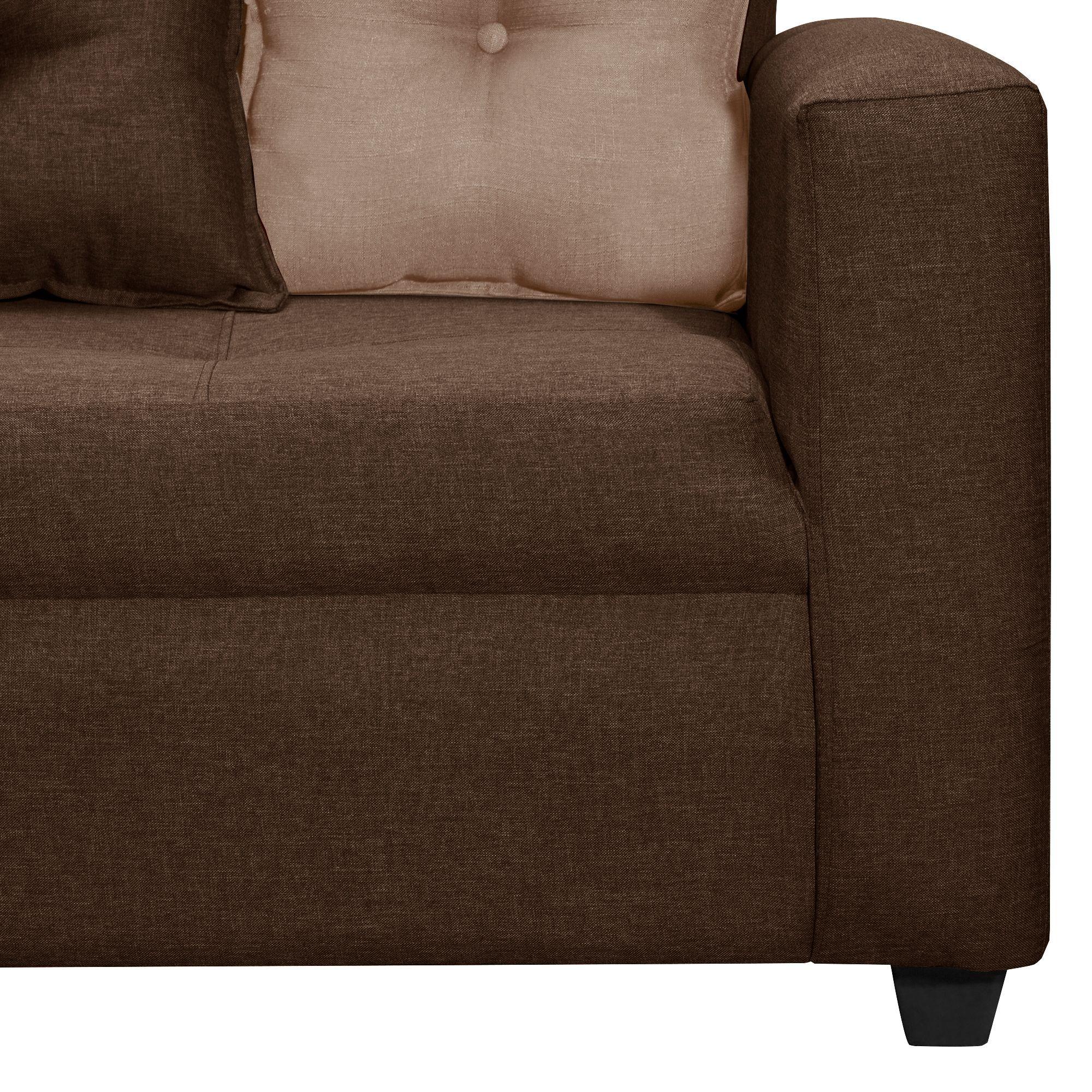 Sofa Seccional 3-2 Emilia Chocolate-3