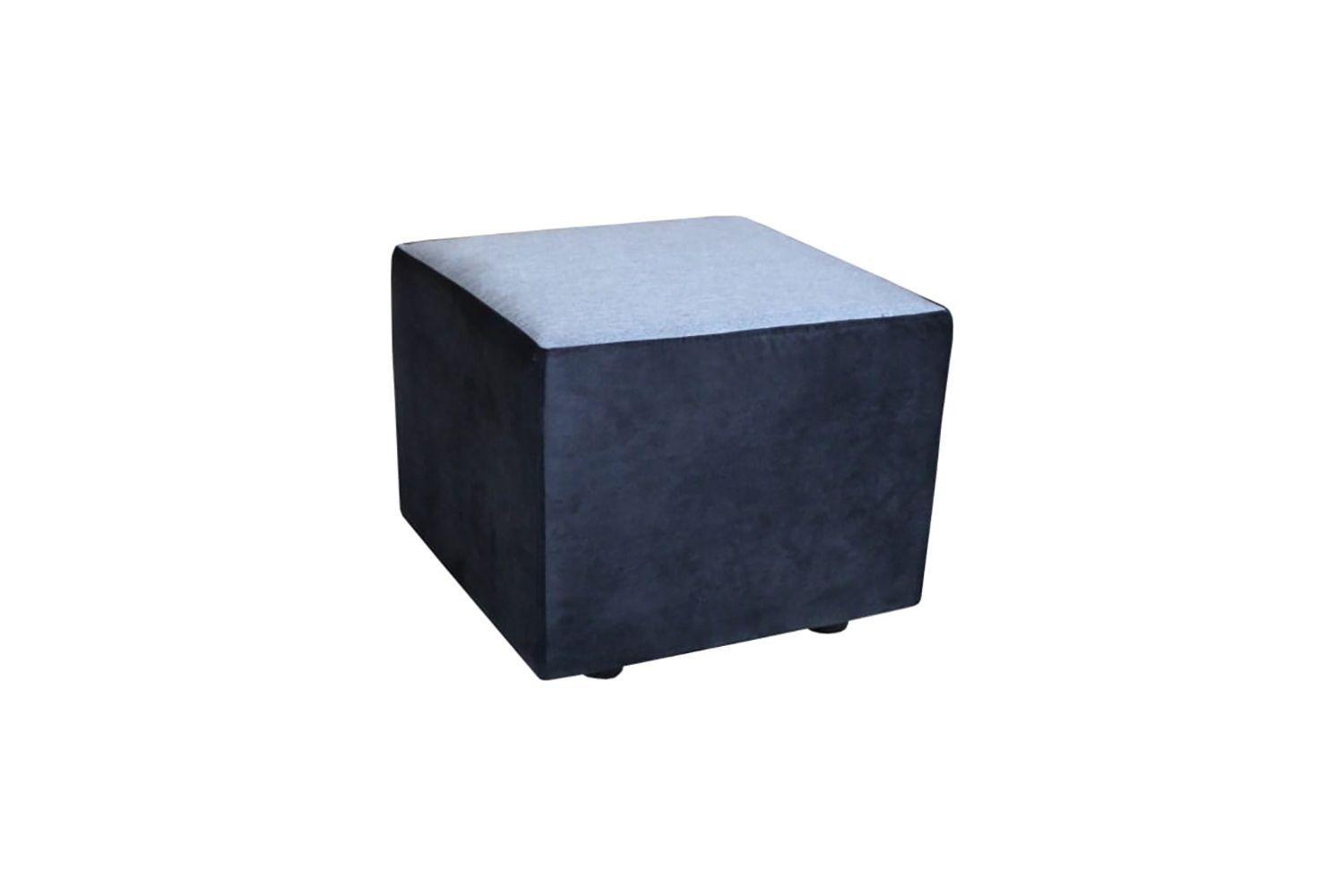 SOFA  JULIETTA NEGRO/GRIS + 2 PUFF TELA -POLIESTER-1