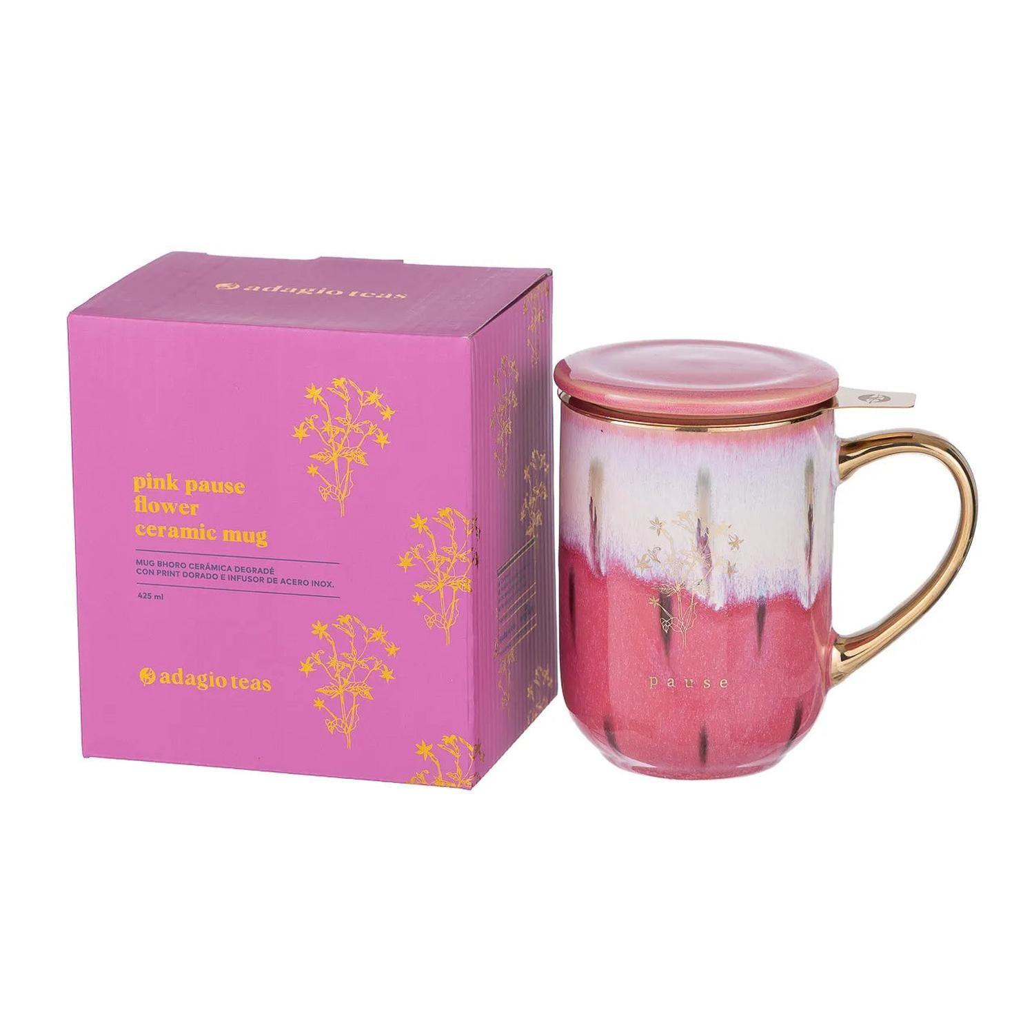 Mug Bhoro Cerámica Pink Pause 425 ml-2