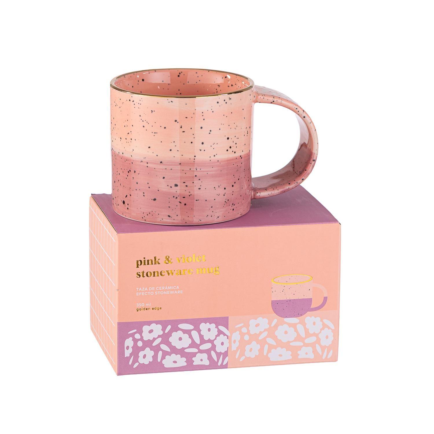 Taza Cerámica Pink & Violet 350 ml-2