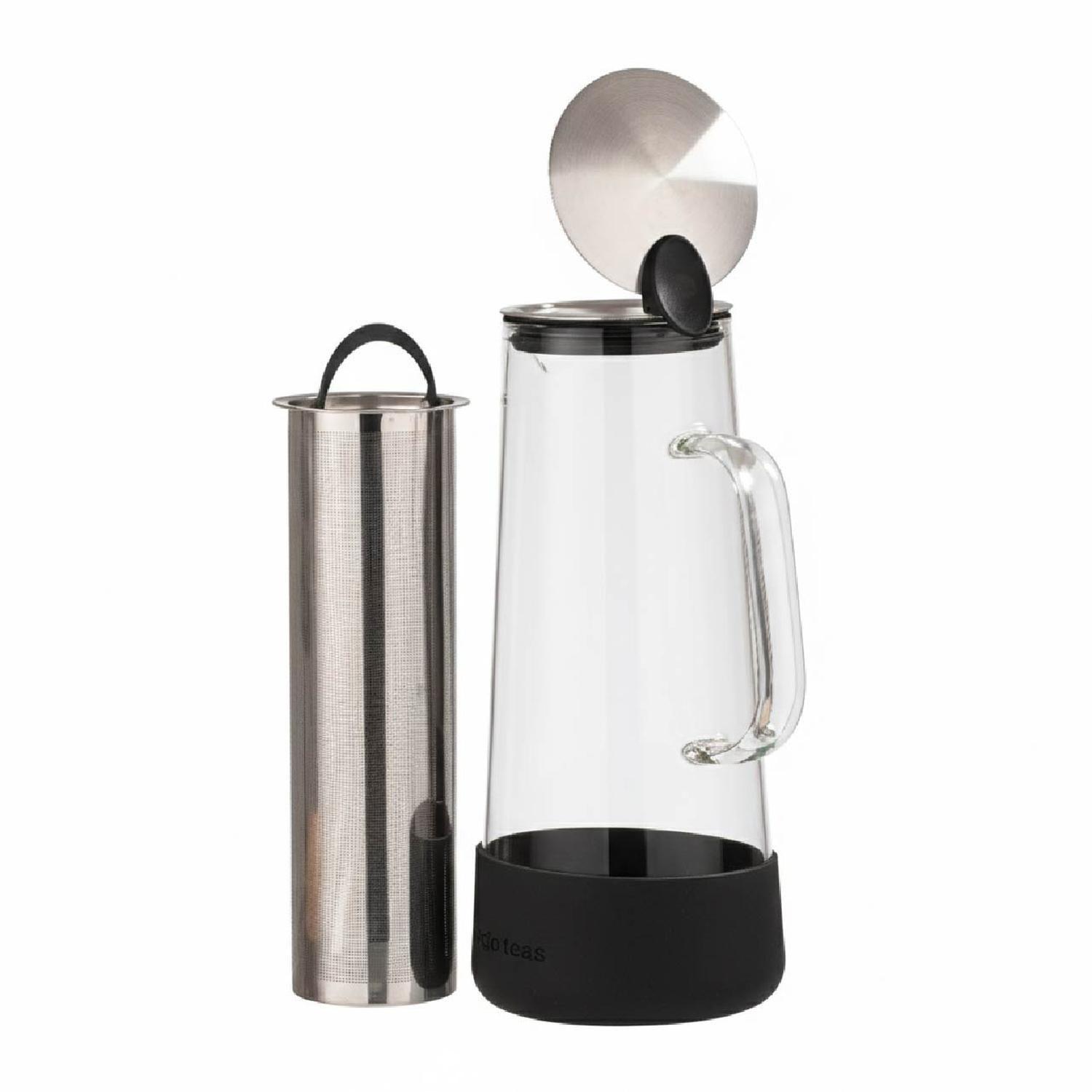 Silicone Tea Maker Black 1.3 L-2