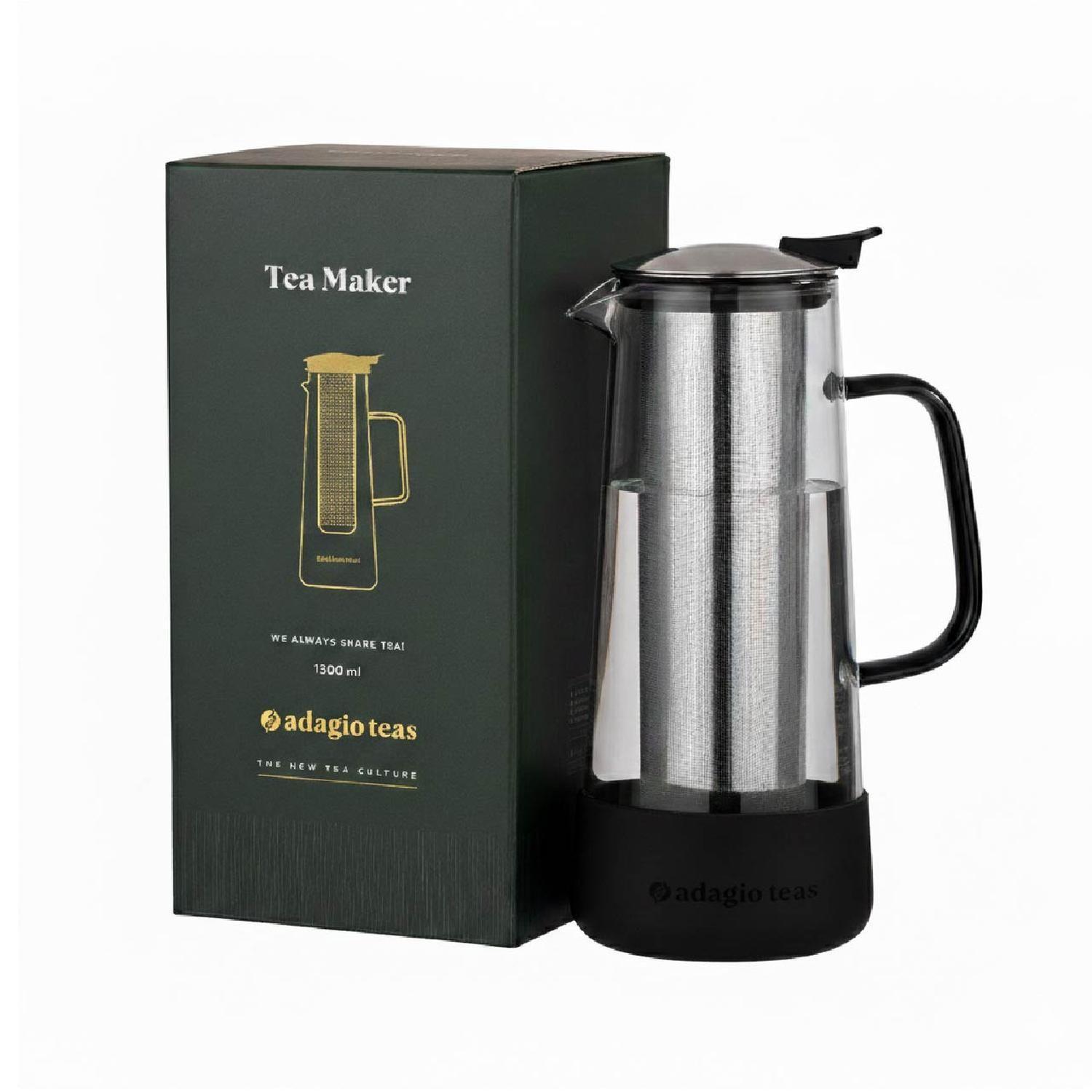 Silicone Tea Maker Black 1.3 L-3