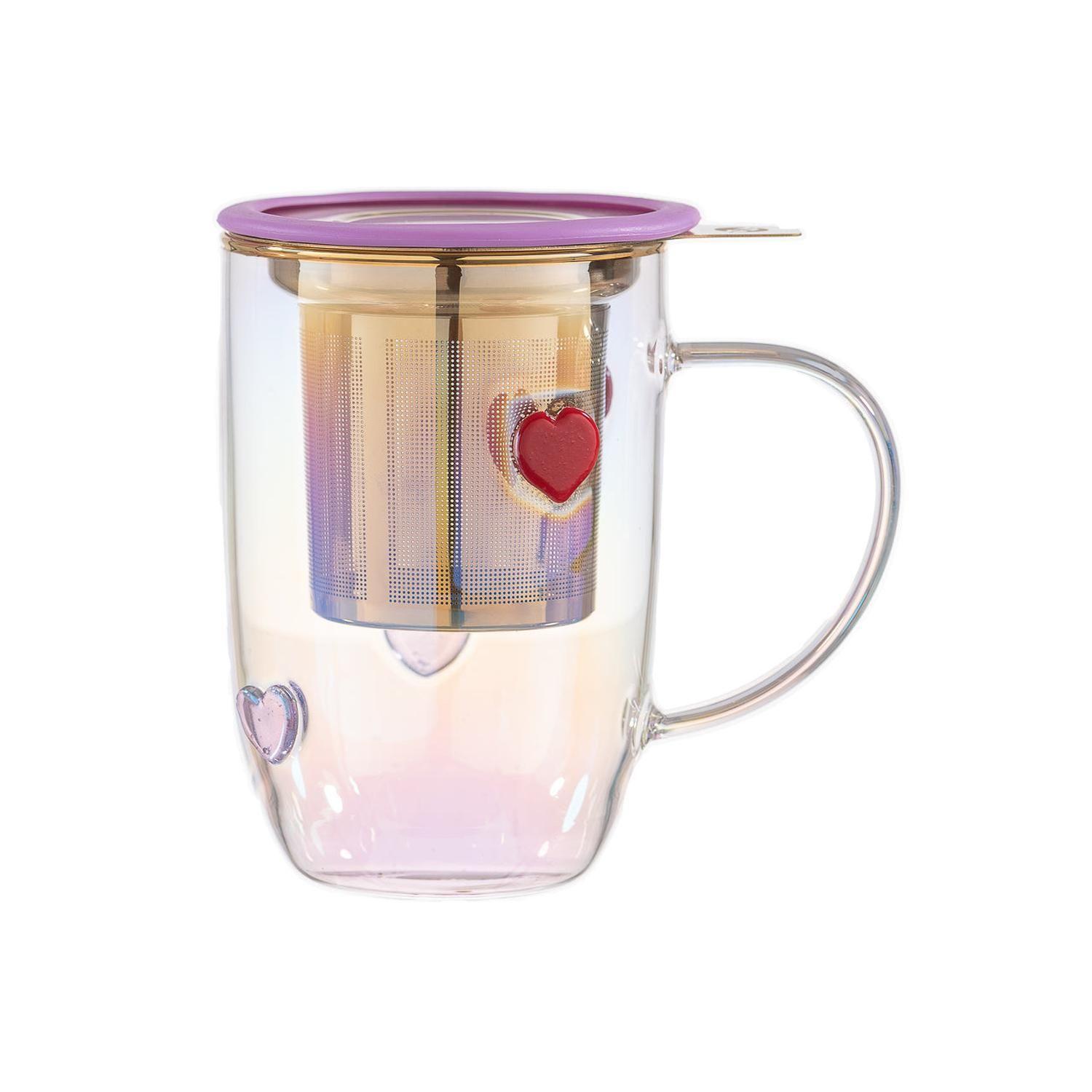 Mug Bhoro Texture Hearts 470 ml-0