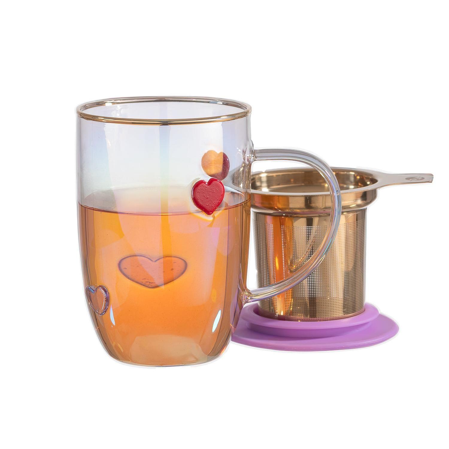 Mug Bhoro Texture Hearts 470 ml-1