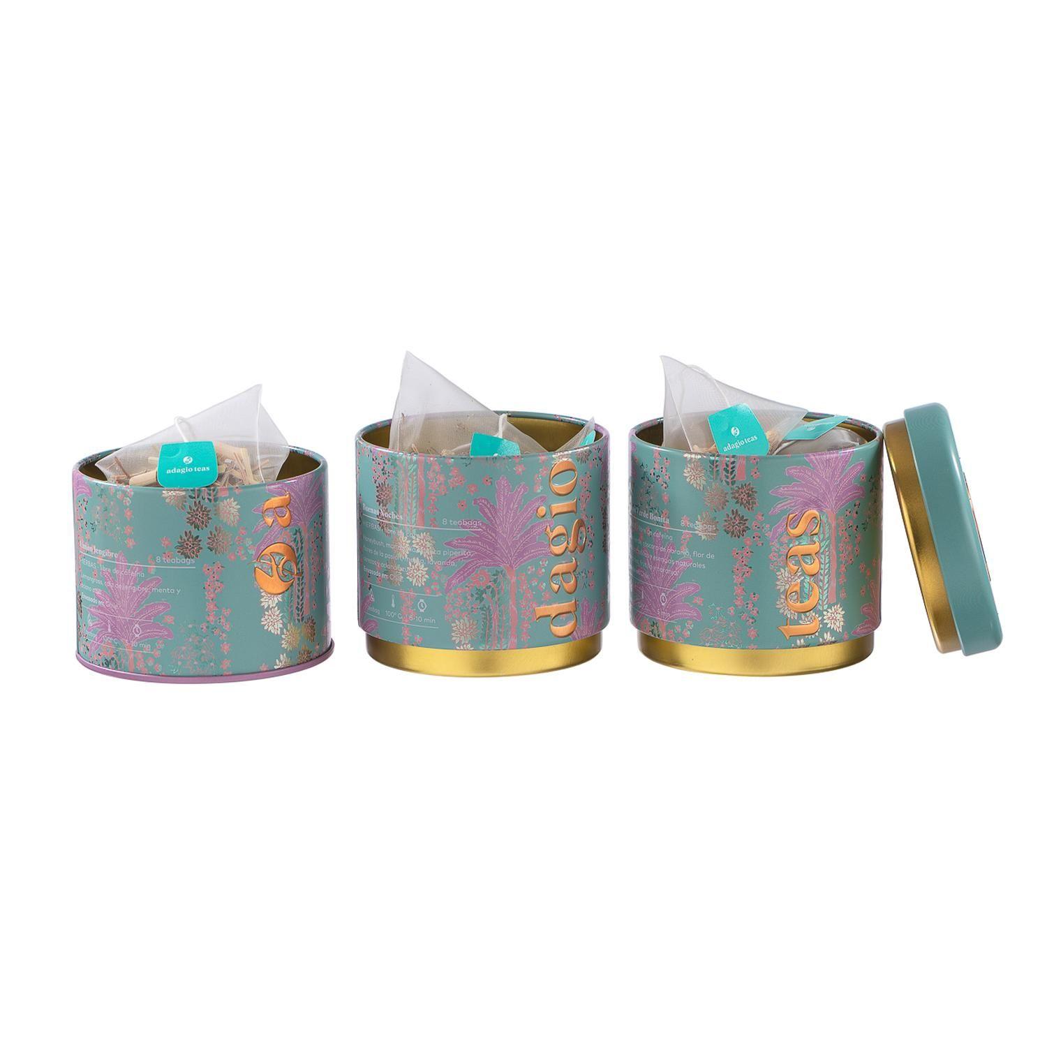 Té Triple Tin Caffeine Free 24 Teabags-2