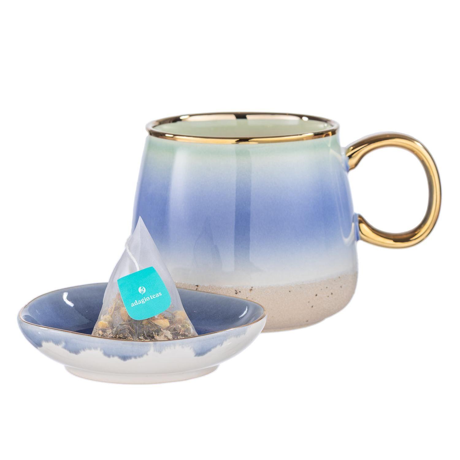 Taza Cerámica Azul 450 ml-2