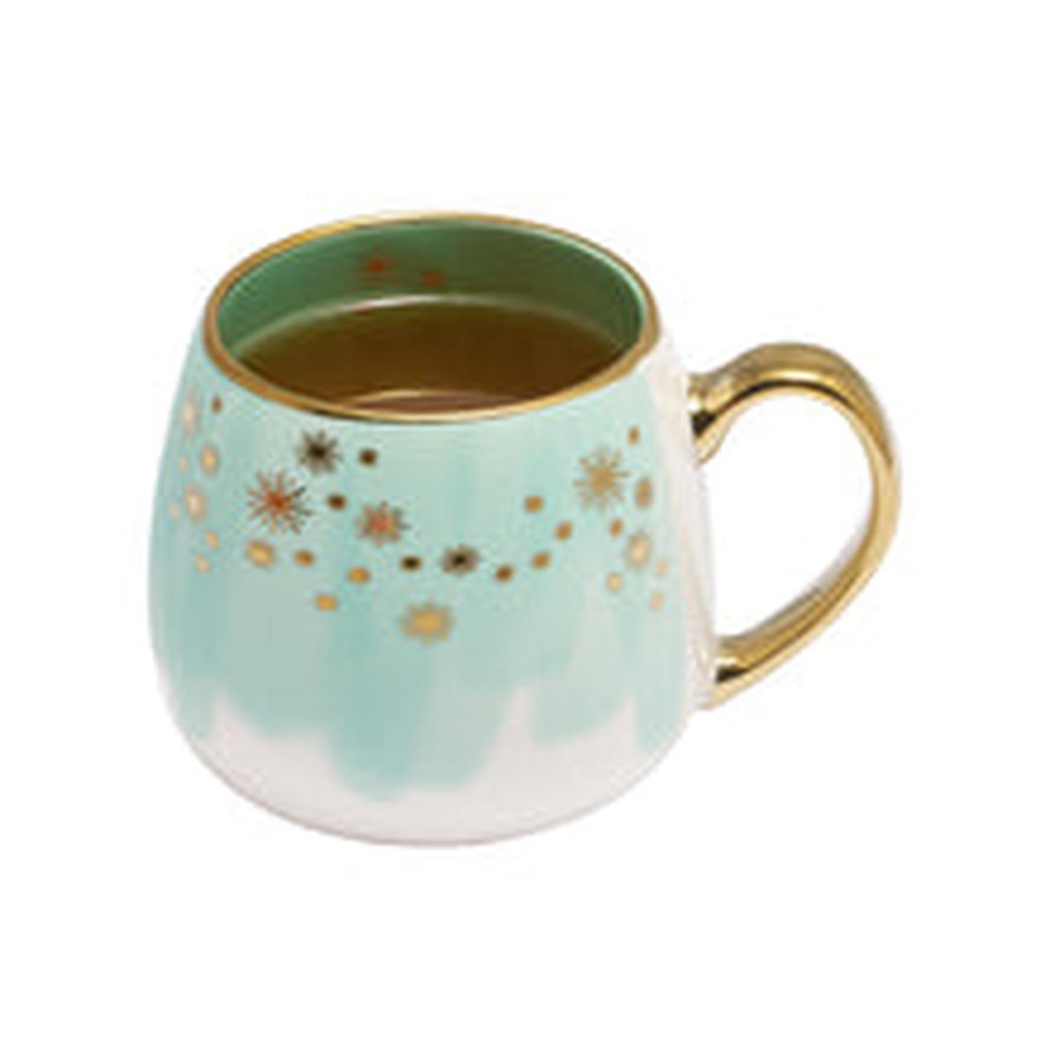 Taza Acuarela Turquesa 400 ml-1