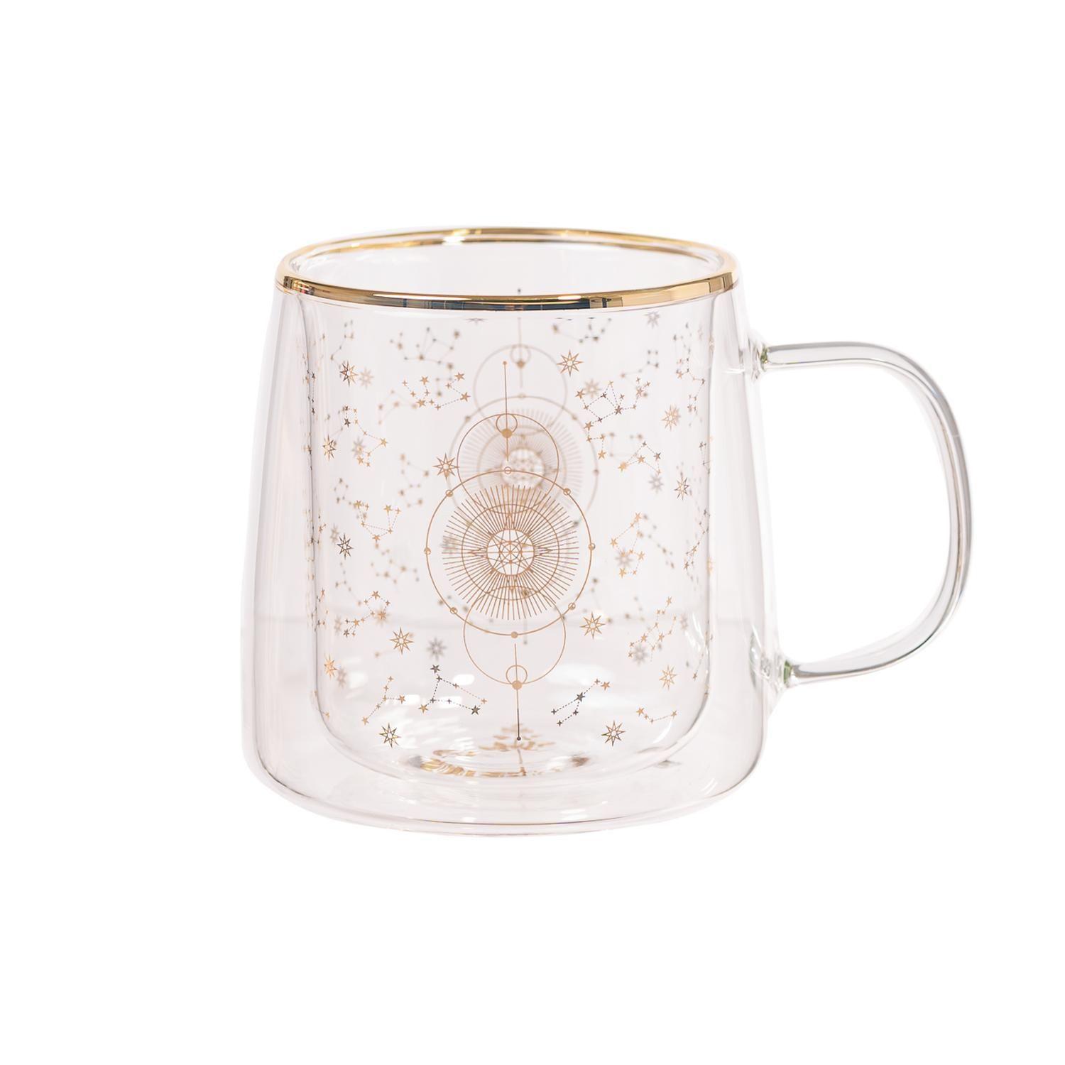 Taza Doble Vidrio Zodiac & Stars 250 ml-0