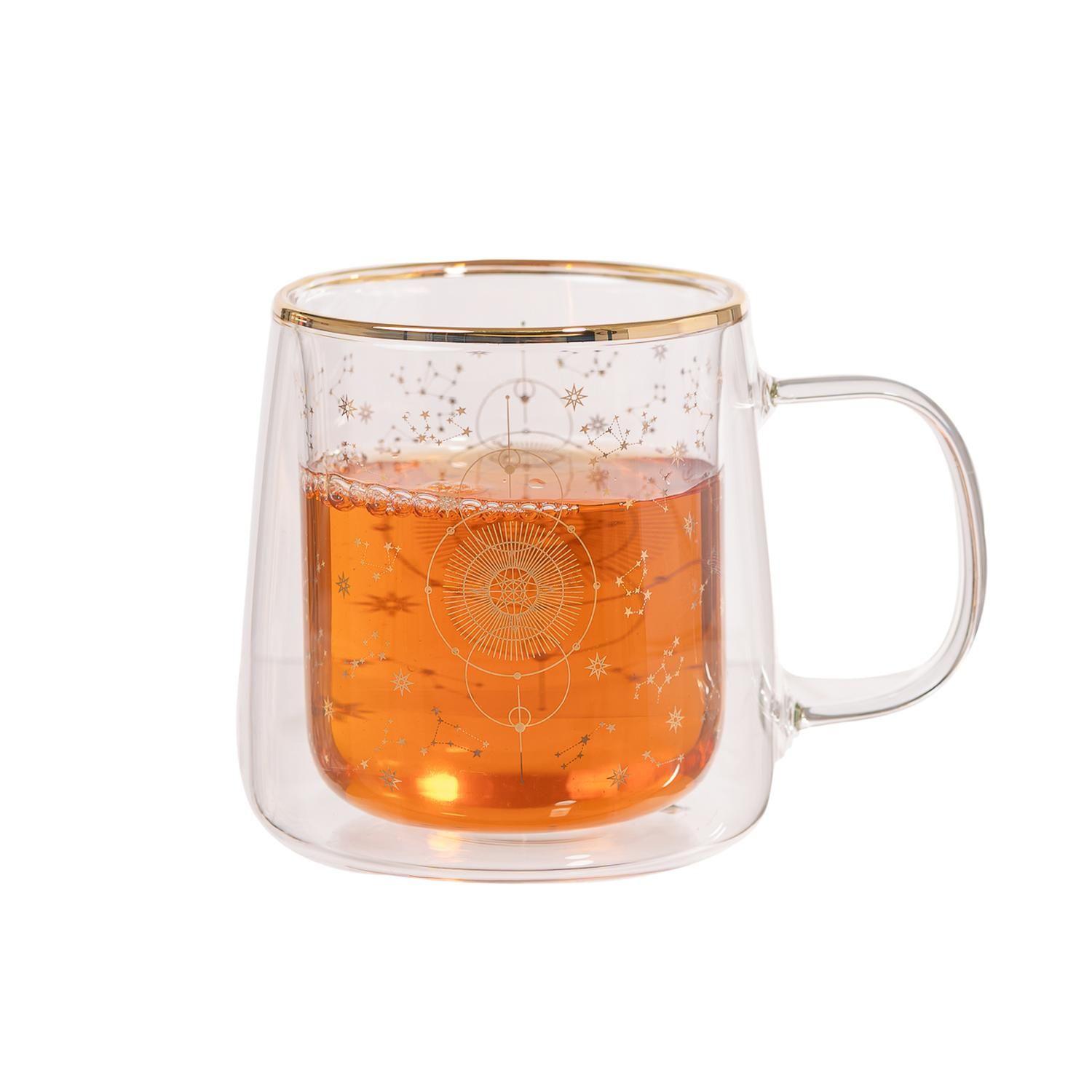 Taza Doble Vidrio Zodiac & Stars 250 ml-1