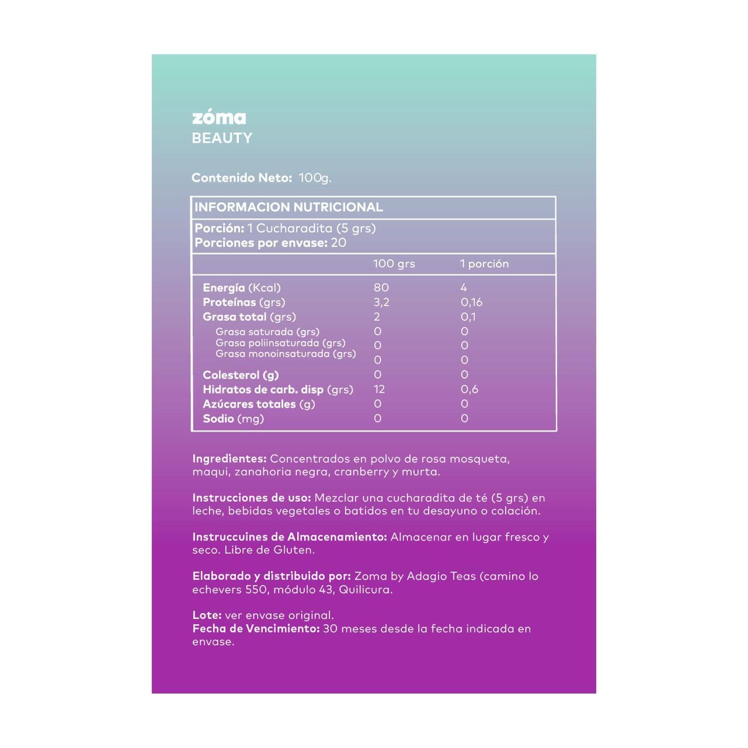 Beauty Zoma Superfoods 100 Grs-4