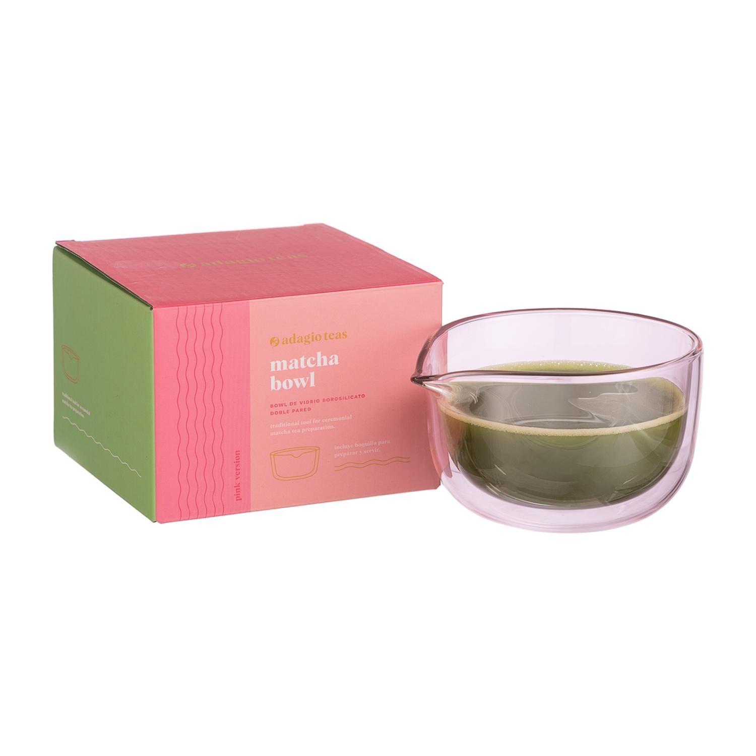 Matcha Bowl Doble Vidrio Rosado-2