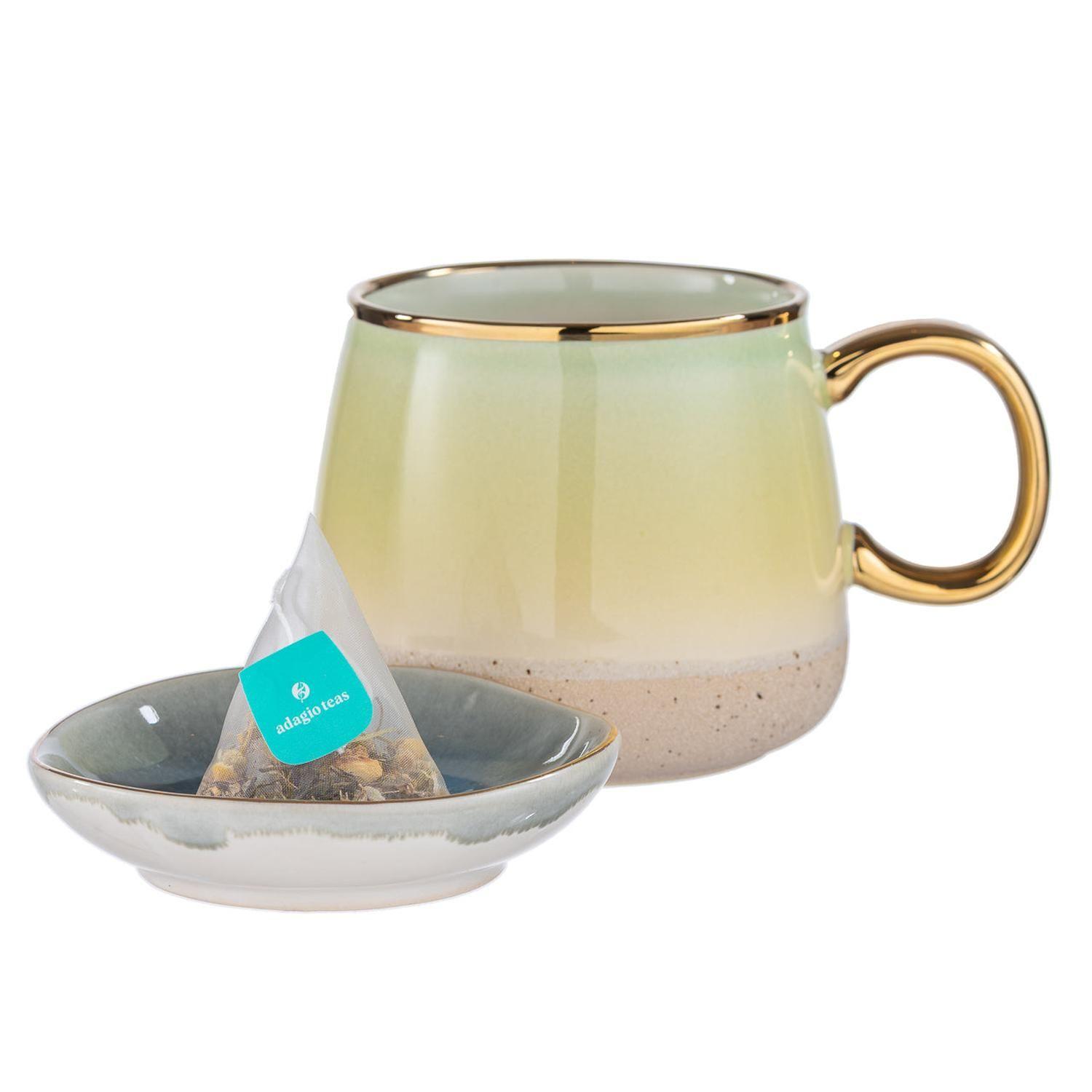 Taza Cerámica Turquesa 450 ml-2